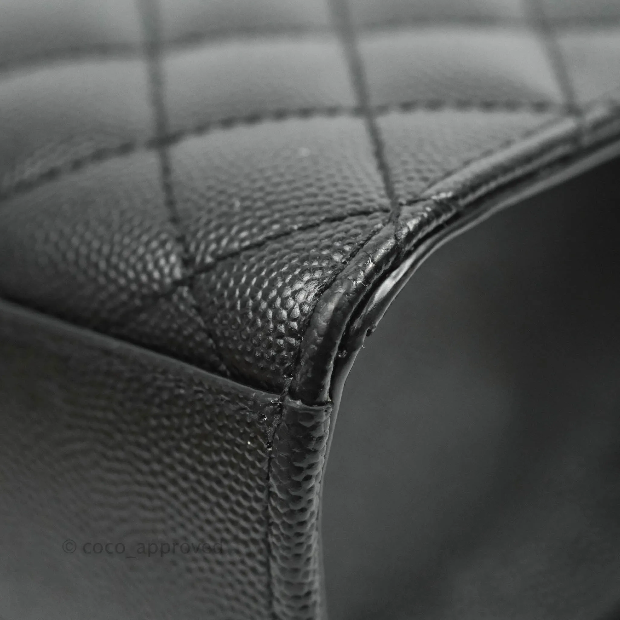 Saint Laurent Envelope Medium Black Caviar Gold Hardware
