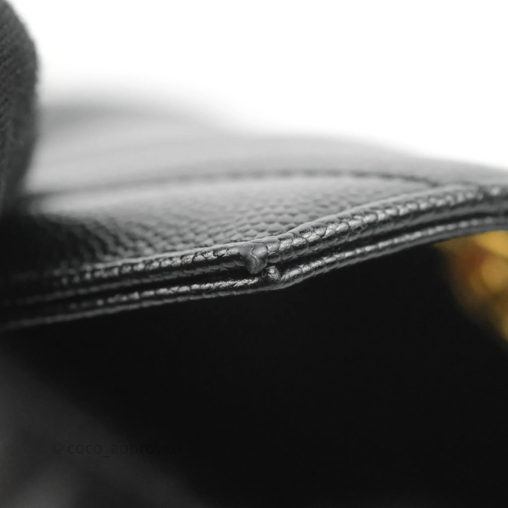 Saint Laurent Envelope Medium Black Caviar Gold Hardware