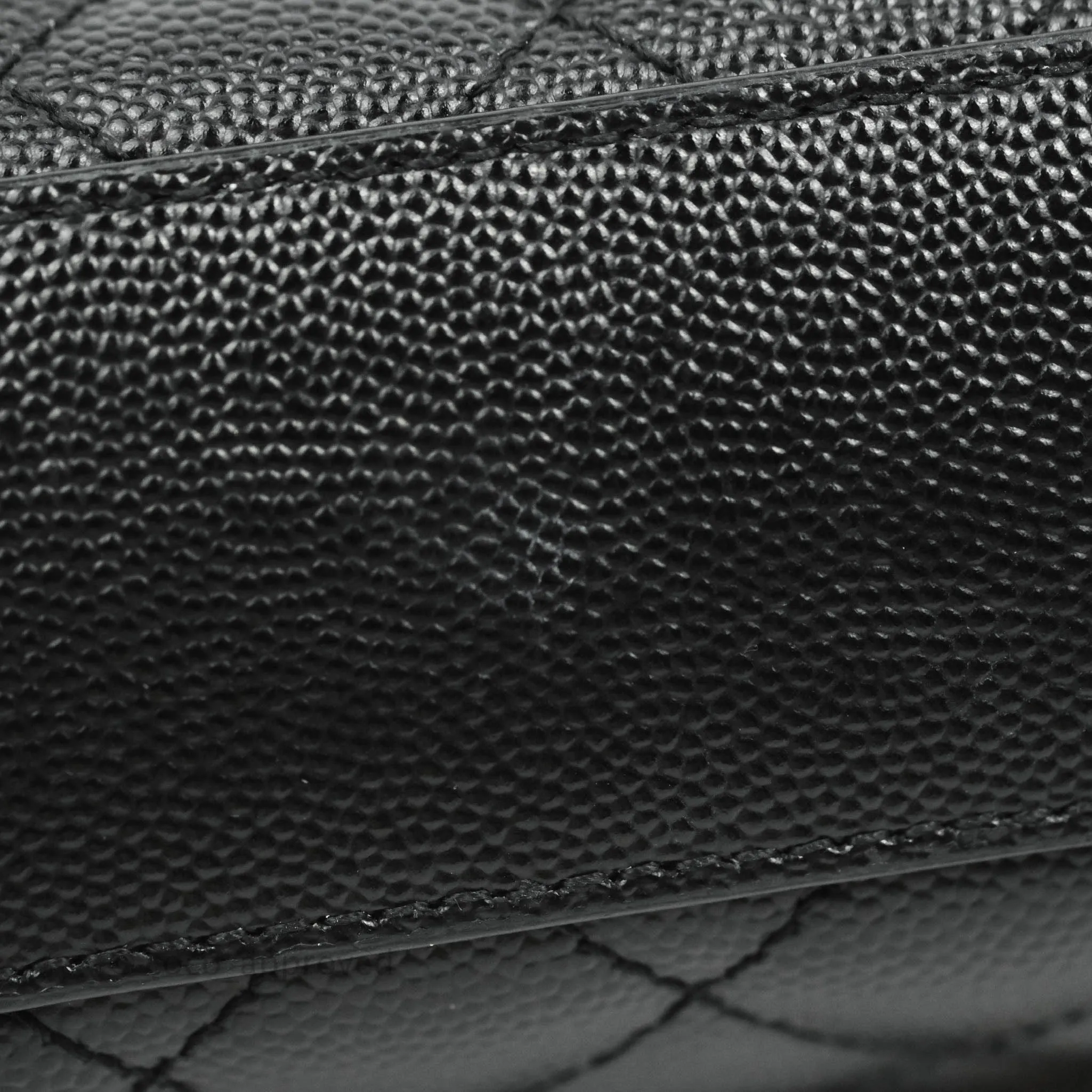 Saint Laurent Envelope Medium Black Caviar Gold Hardware