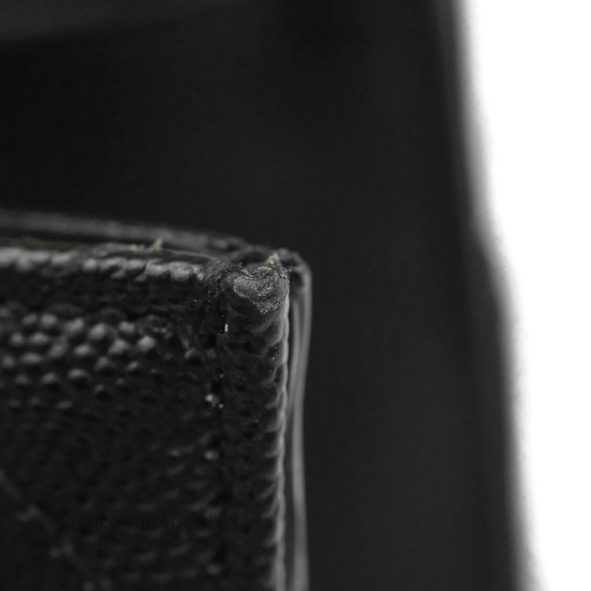 Saint Laurent Envelope Medium Black Caviar Gold Hardware