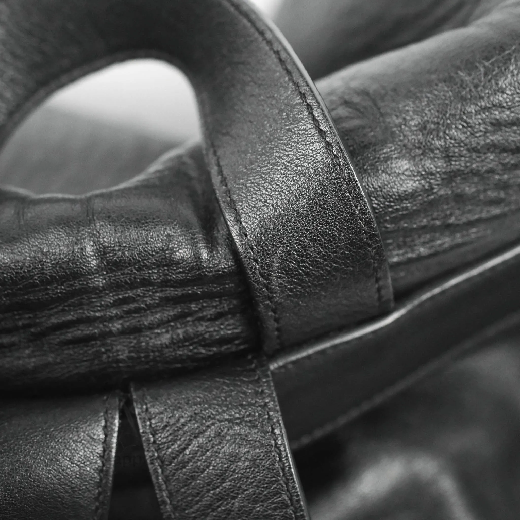 Saint Laurent Festival Fringe Backpack Black Calfskin