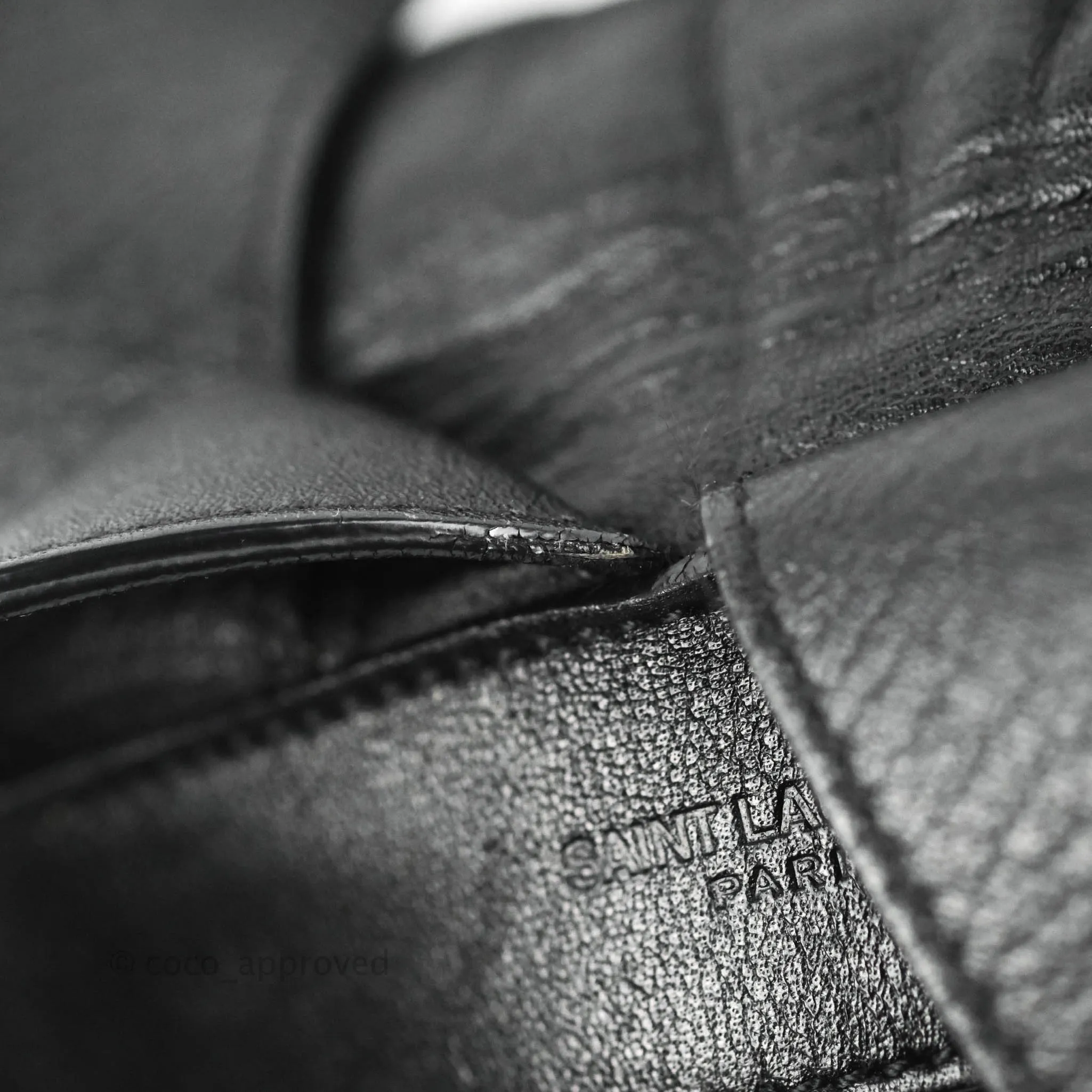 Saint Laurent Festival Fringe Backpack Black Calfskin