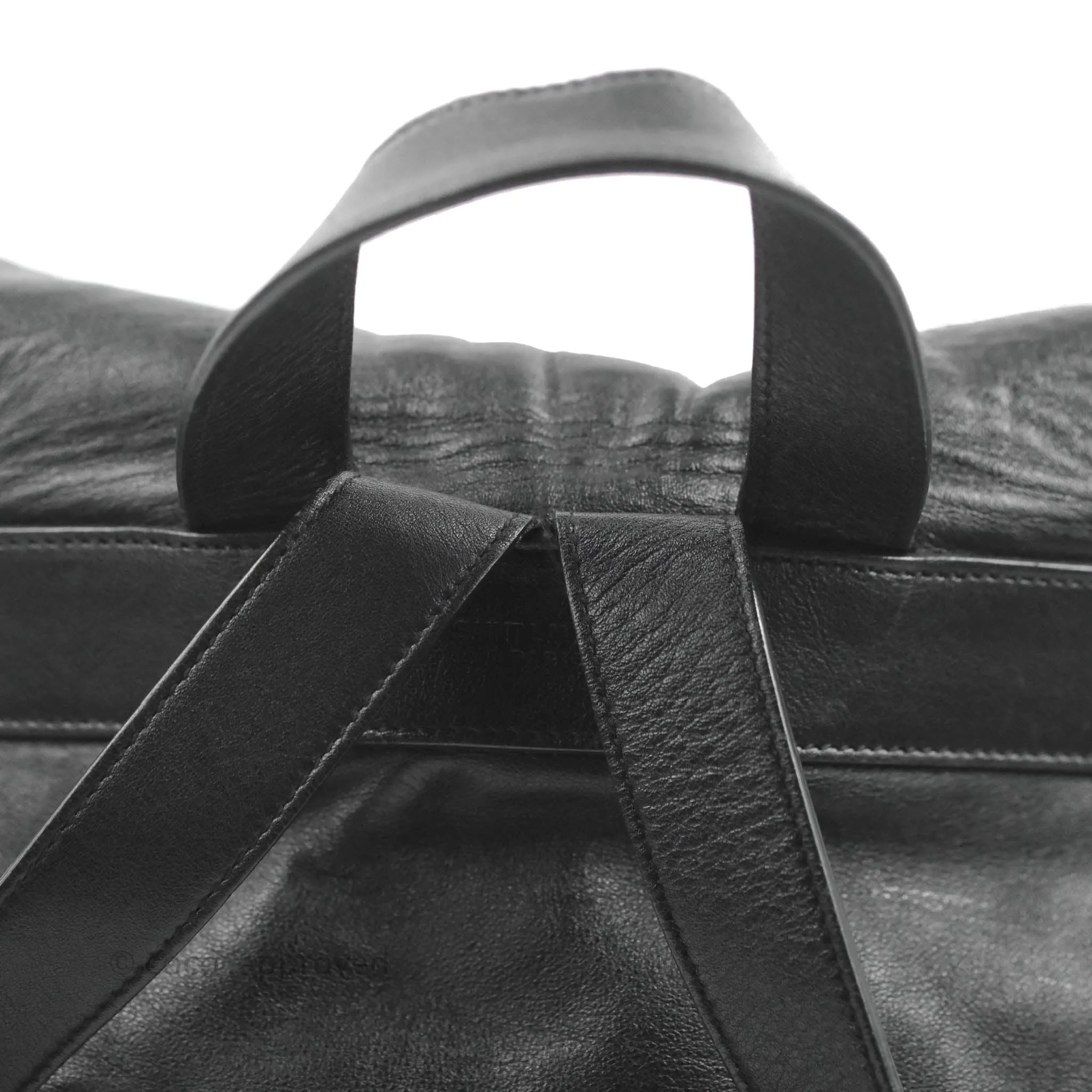 Saint Laurent Festival Fringe Backpack Black Calfskin
