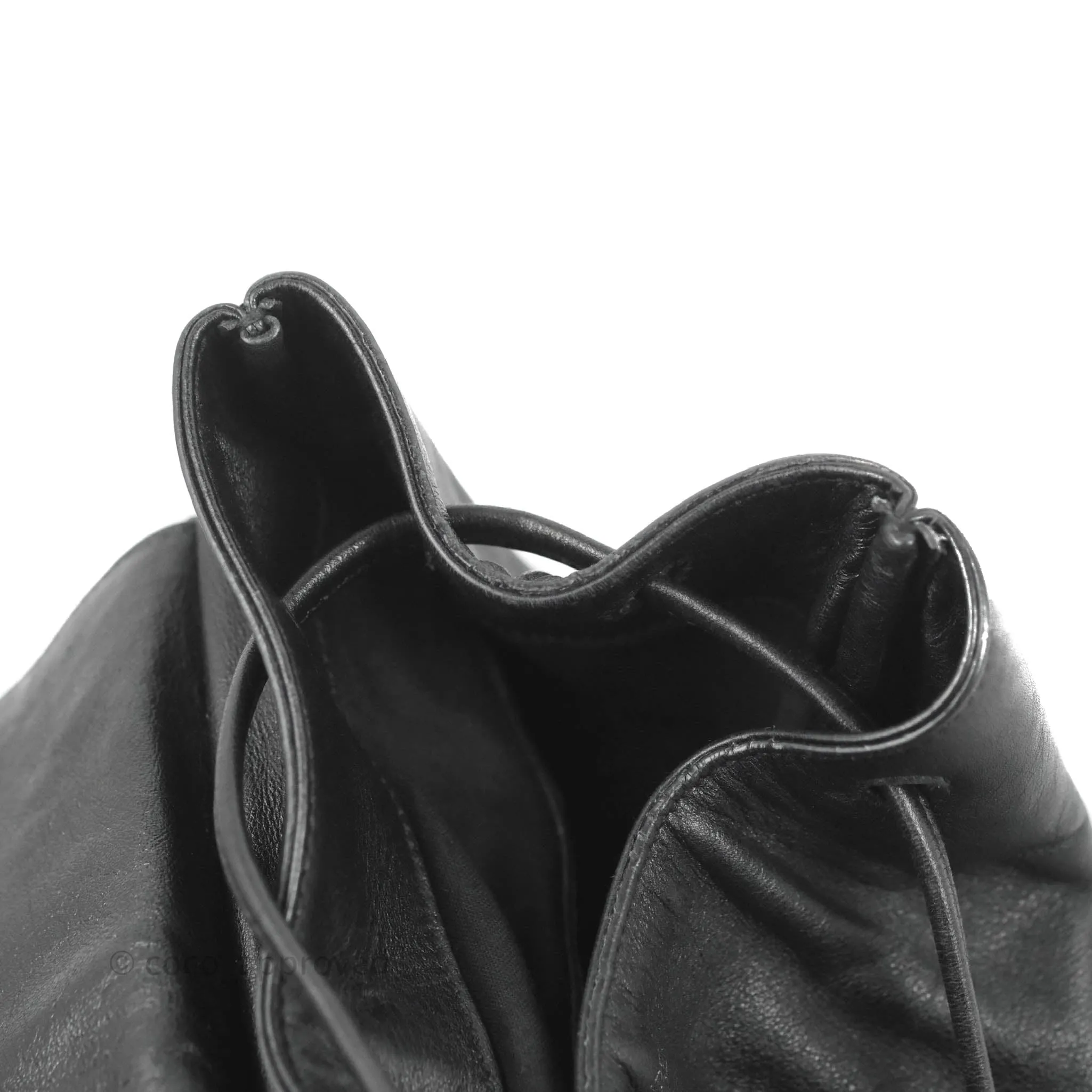 Saint Laurent Festival Fringe Backpack Black Calfskin