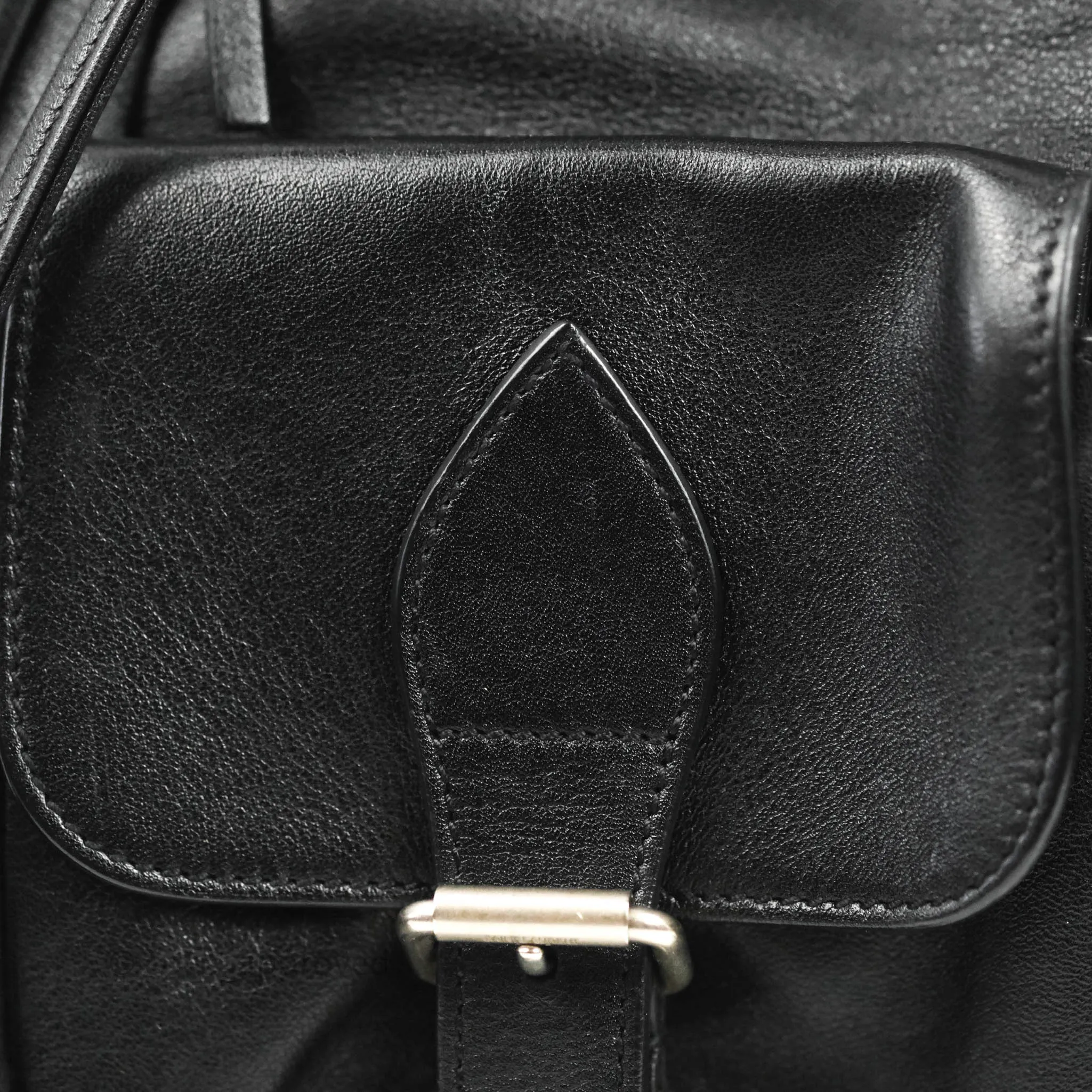 Saint Laurent Festival Fringe Backpack Black Calfskin