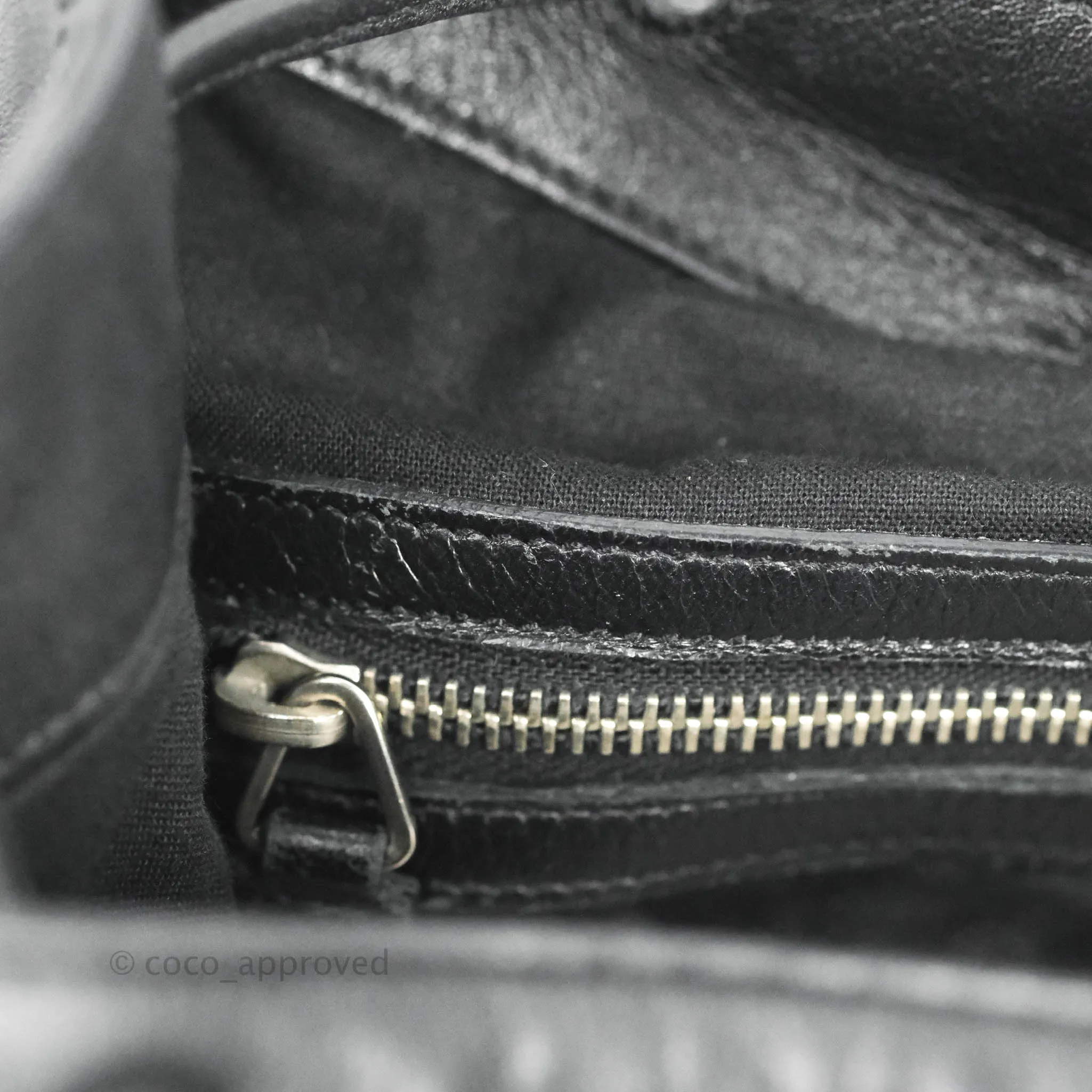 Saint Laurent Festival Fringe Backpack Black Calfskin