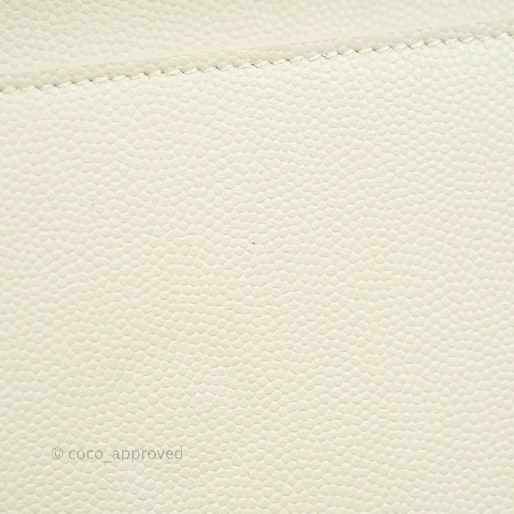 Saint Laurent Ivory Monogram Clutch Bag
