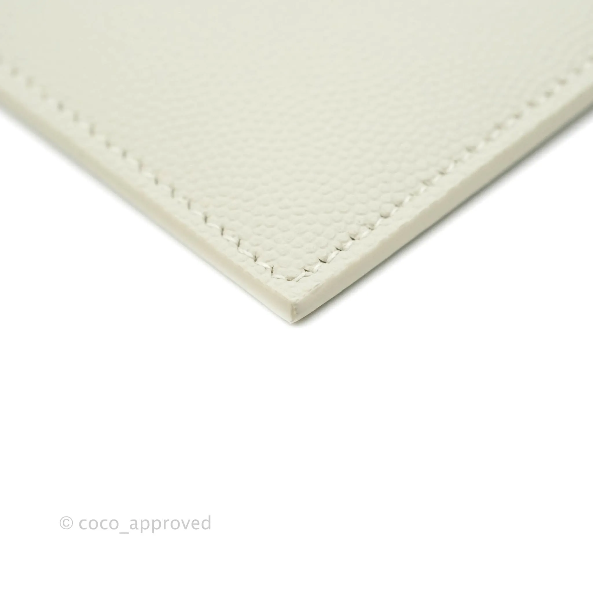 Saint Laurent Ivory Monogram Clutch Bag