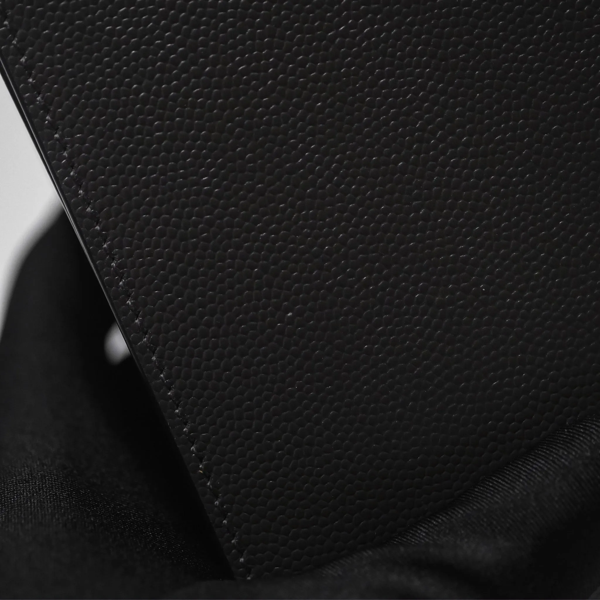 Saint Laurent Kate Medium Grained Leather Shoulder Bag So Black