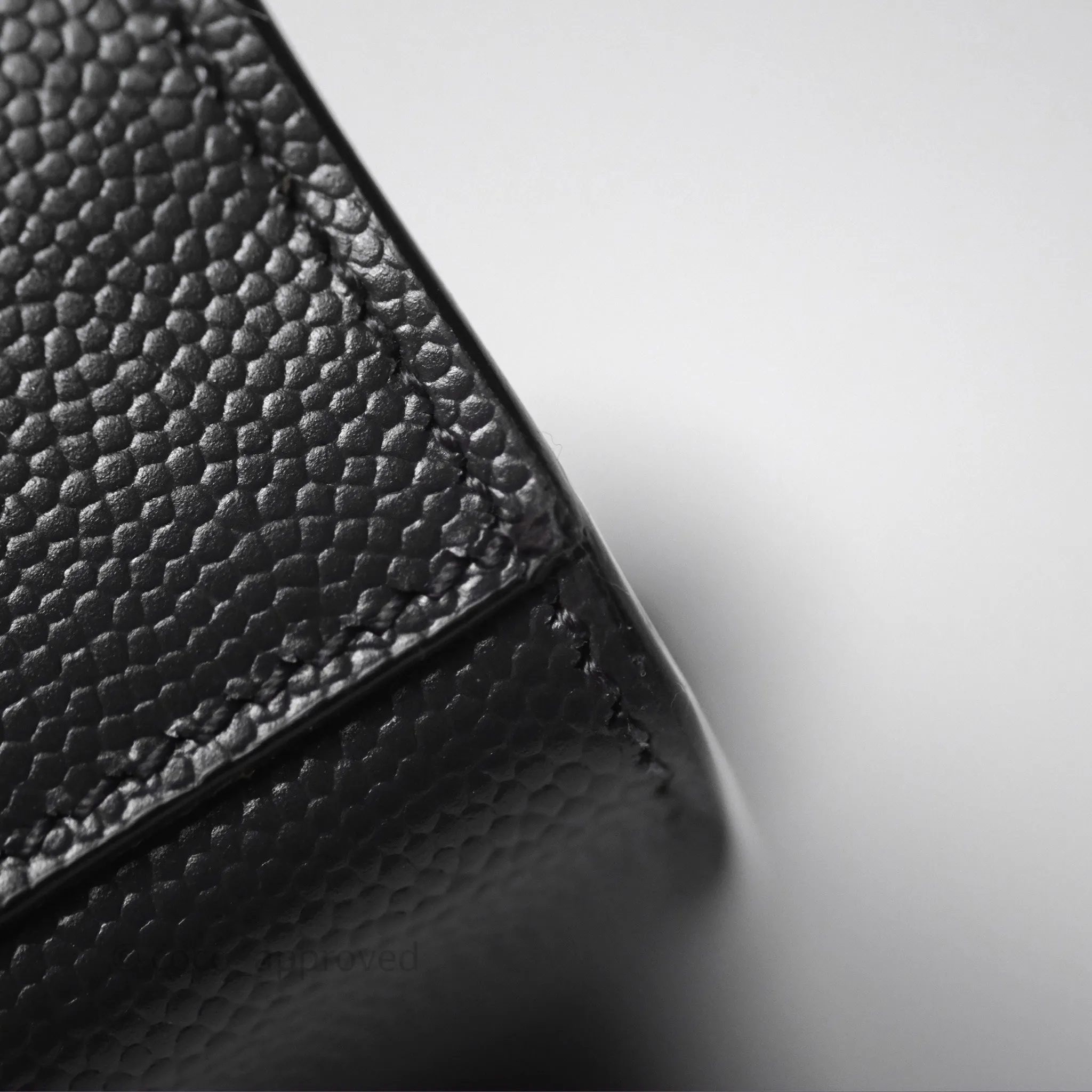 Saint Laurent Kate Medium Grained Leather Shoulder Bag So Black