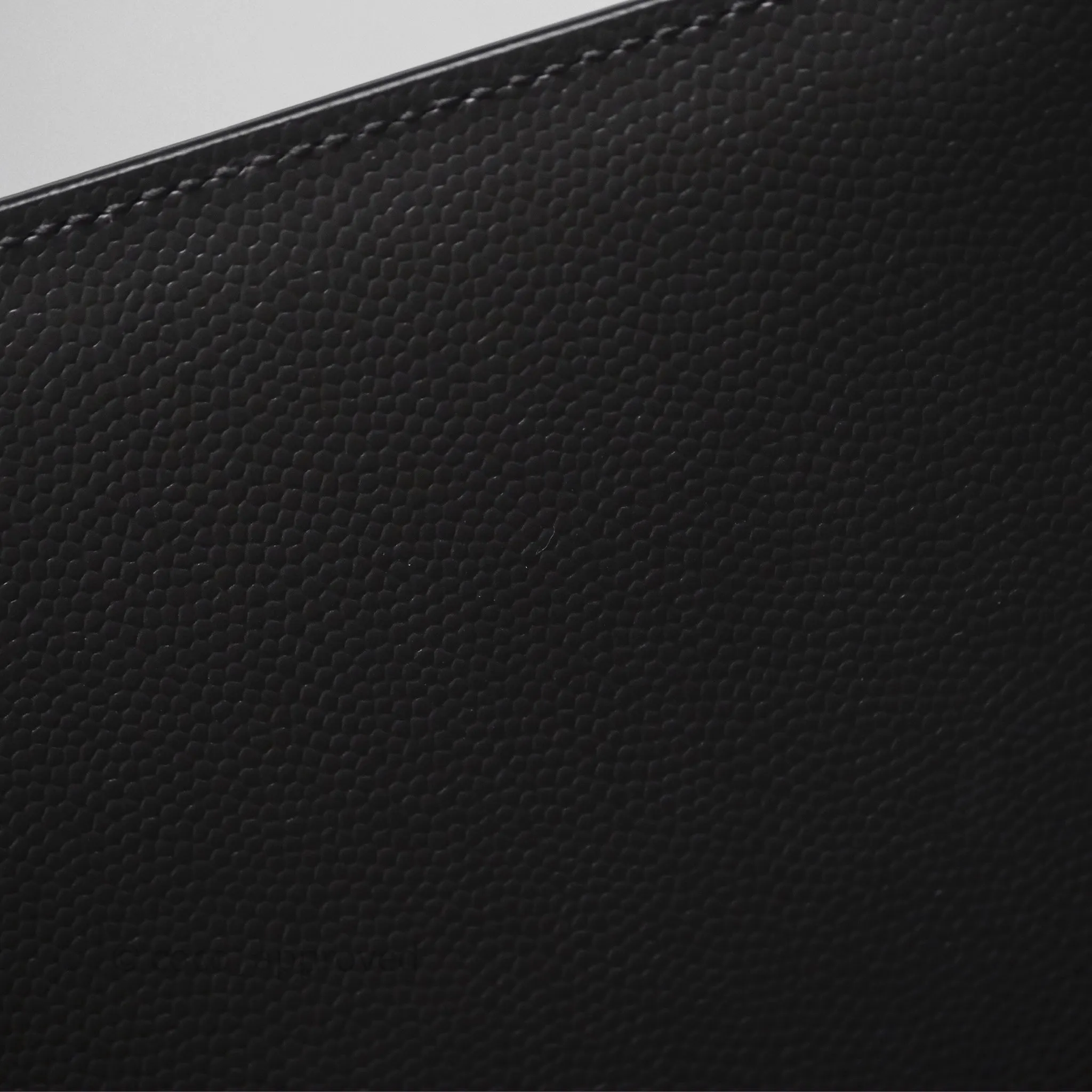 Saint Laurent Kate Medium Grained Leather Shoulder Bag So Black