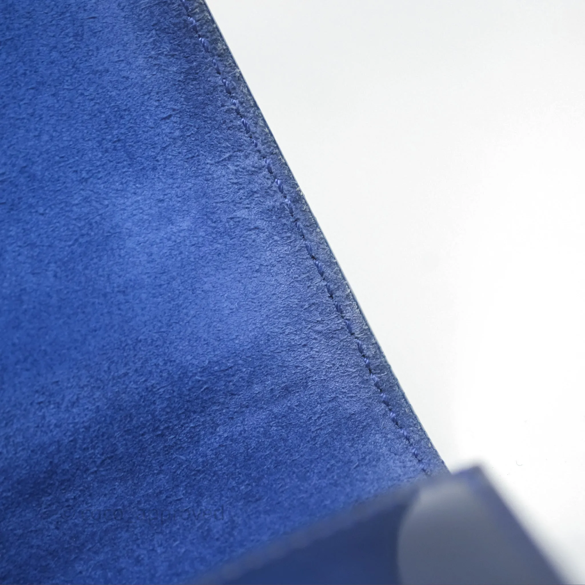 Saint Laurent Large Belle De Jour Clutch Blue Patent