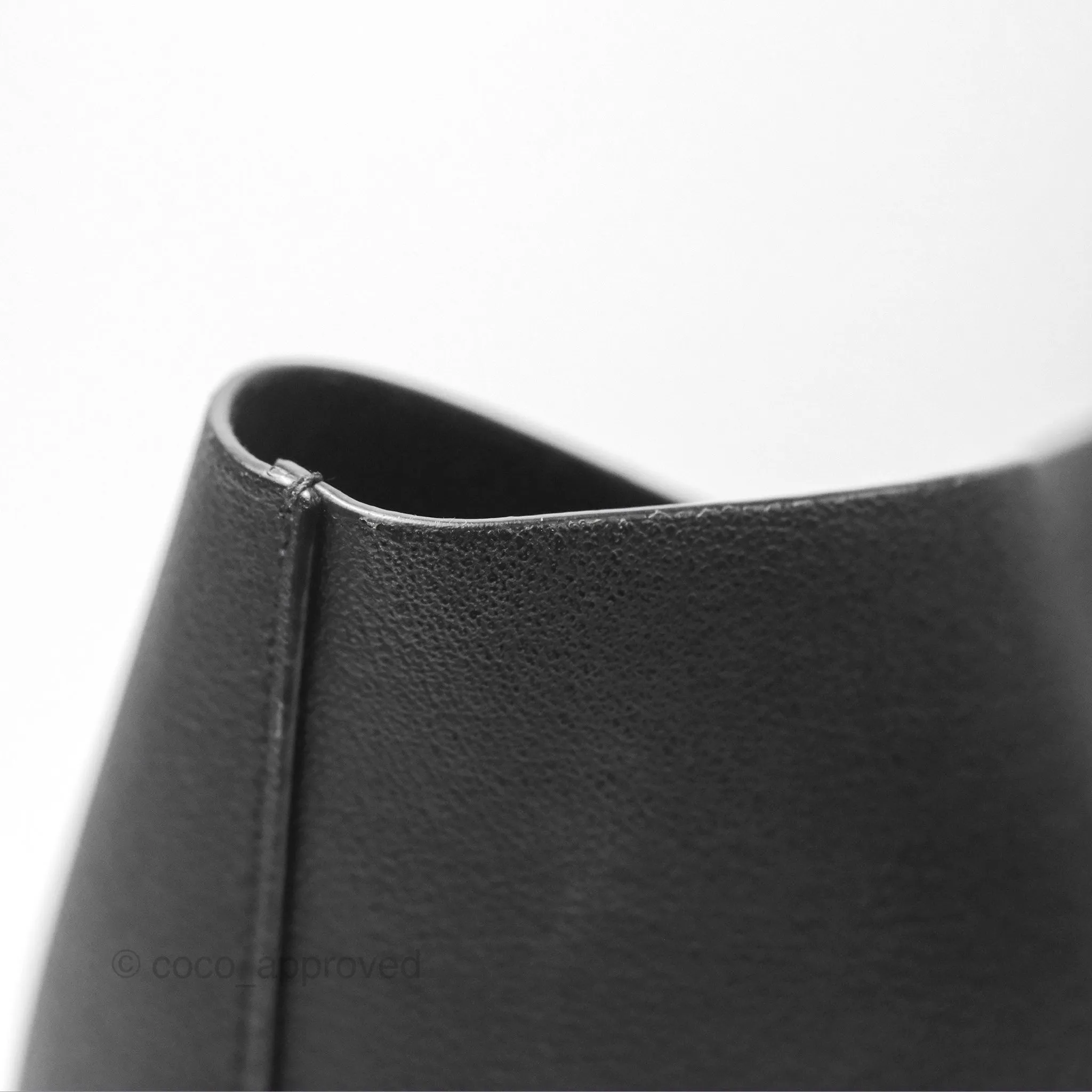 Saint Laurent Large Shopping Tote Black Calfskin