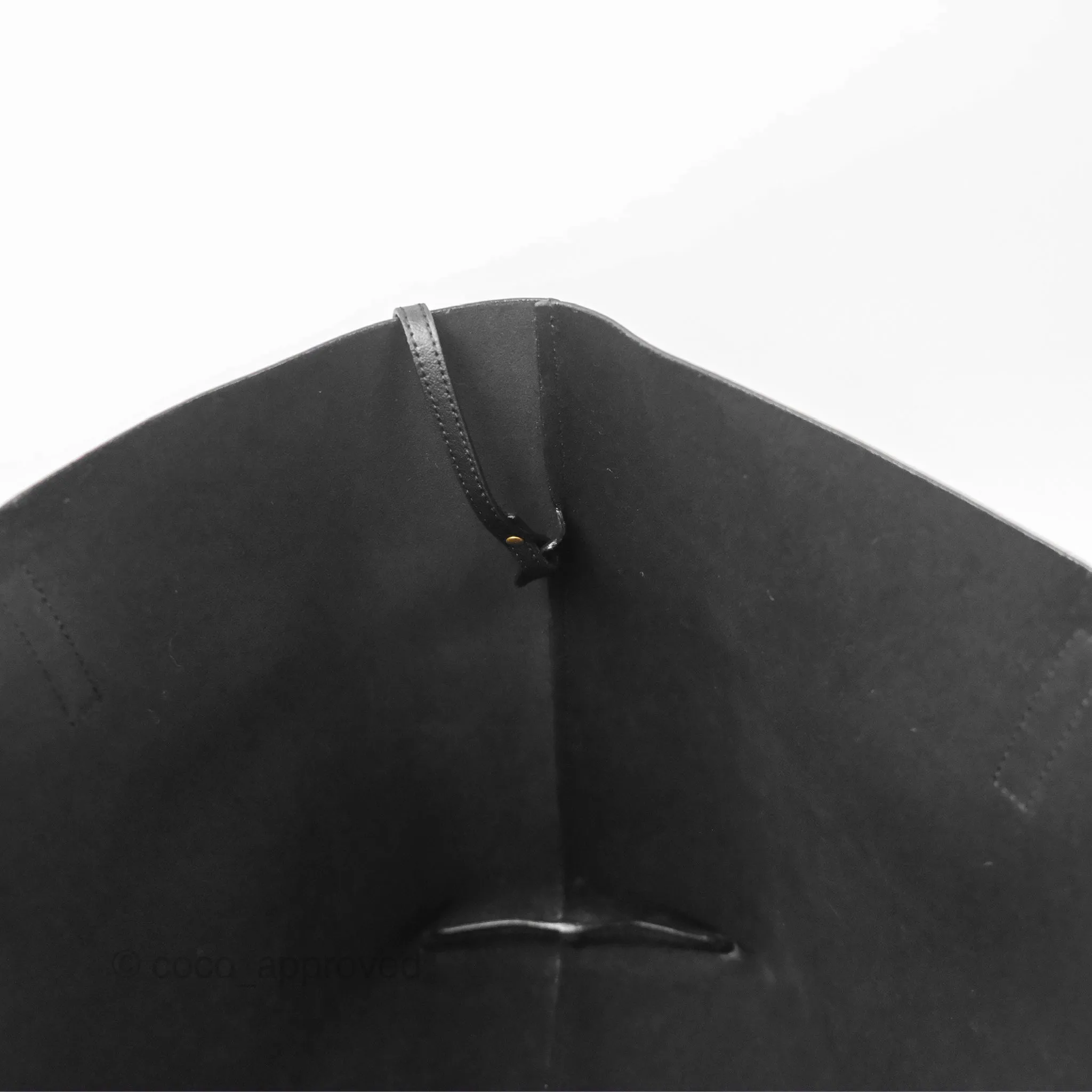 Saint Laurent Large Shopping Tote Black Calfskin