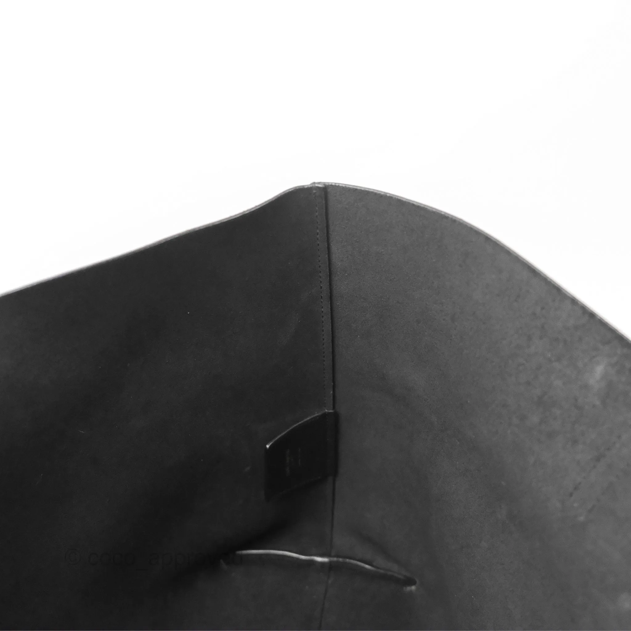 Saint Laurent Large Shopping Tote Black Calfskin