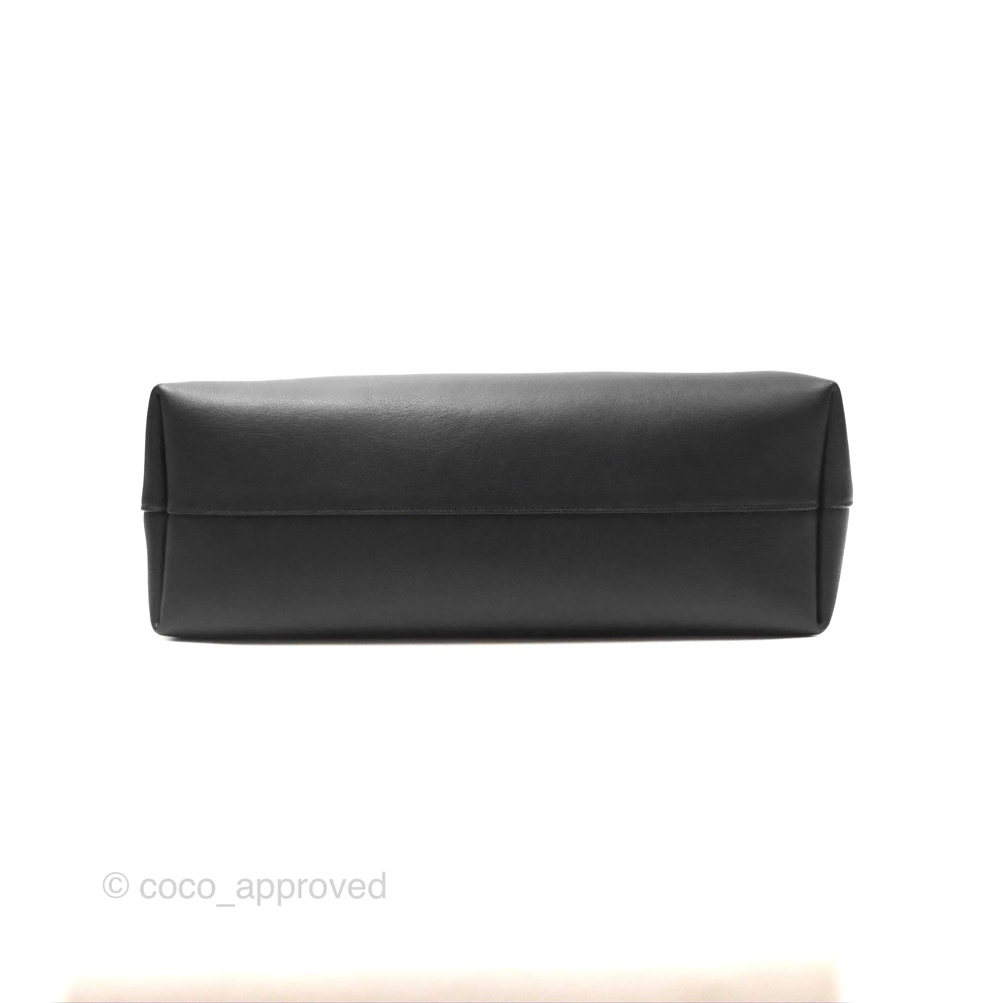 Saint Laurent Large Shopping Tote Black Calfskin