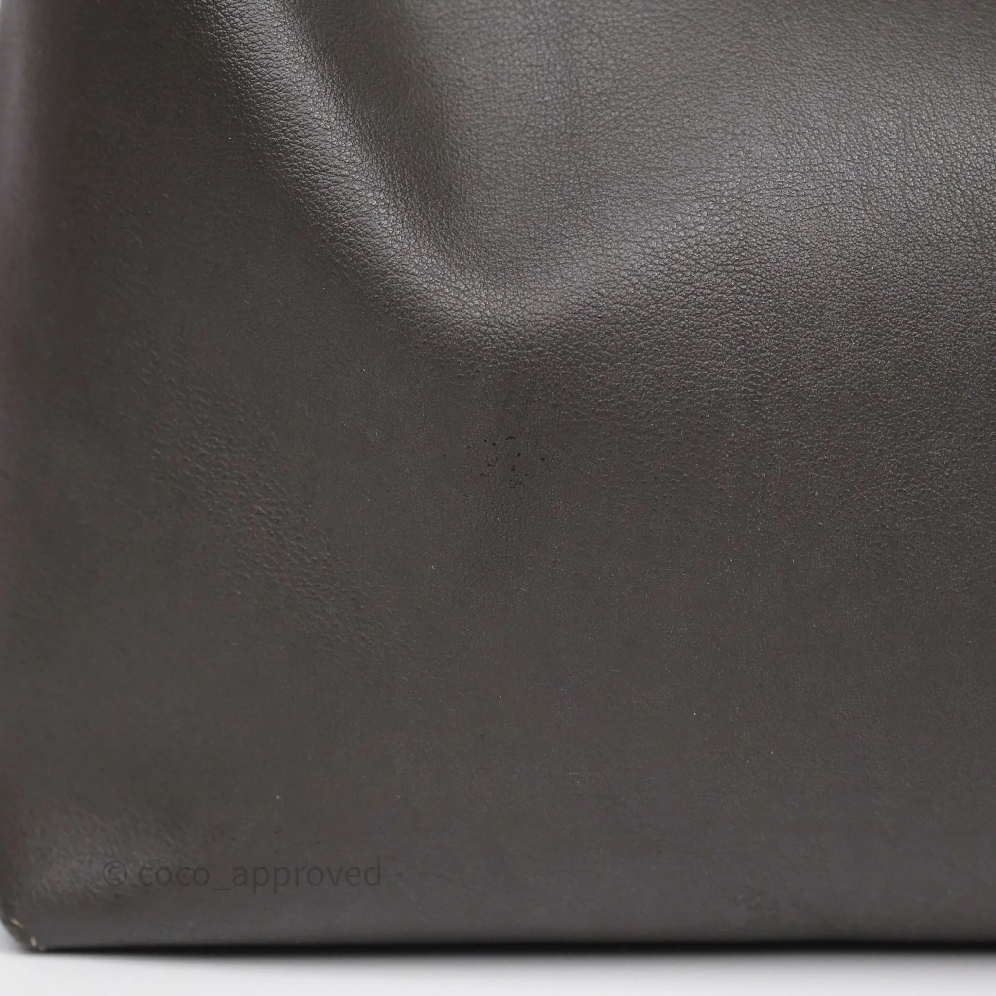 Saint Laurent Large Shopping Tote Dark Grey Calfskin