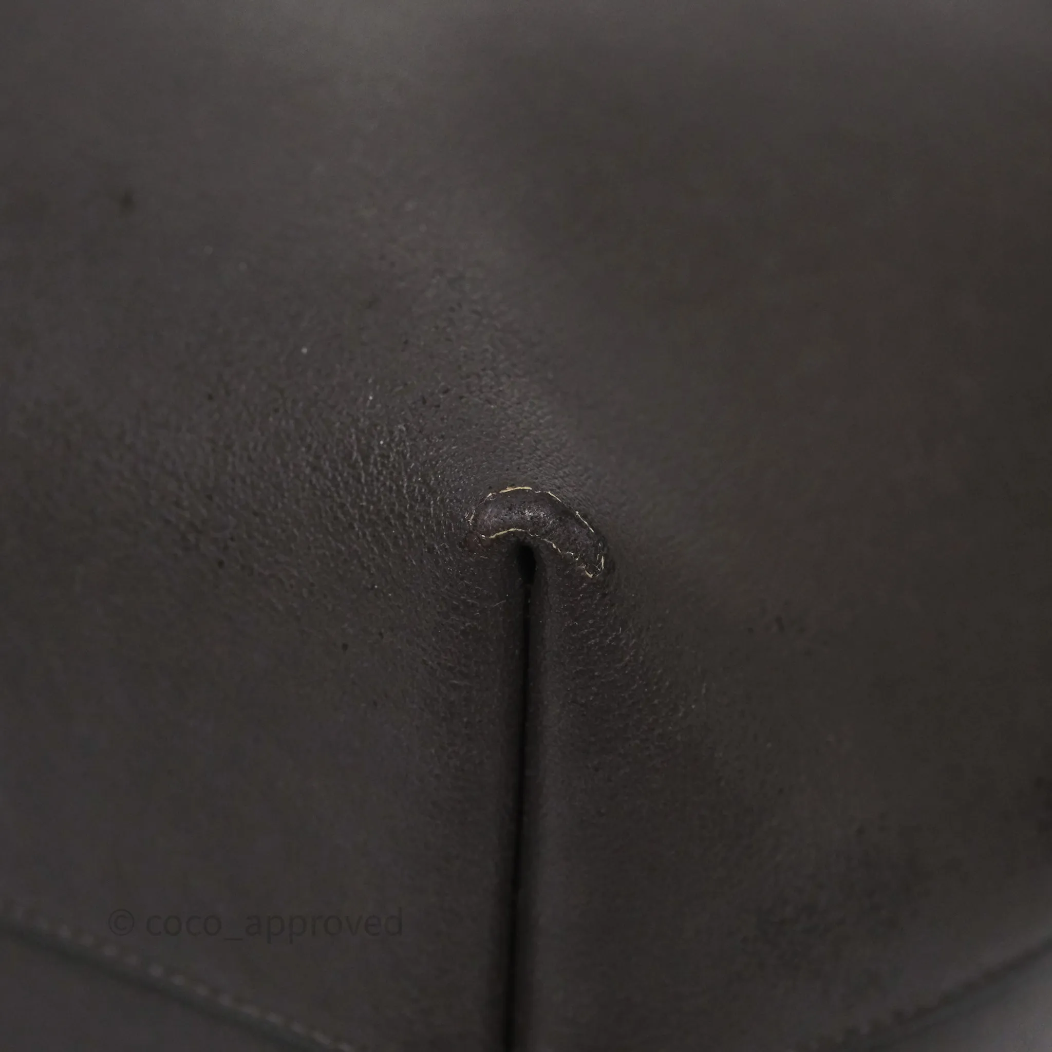 Saint Laurent Large Shopping Tote Dark Grey Calfskin