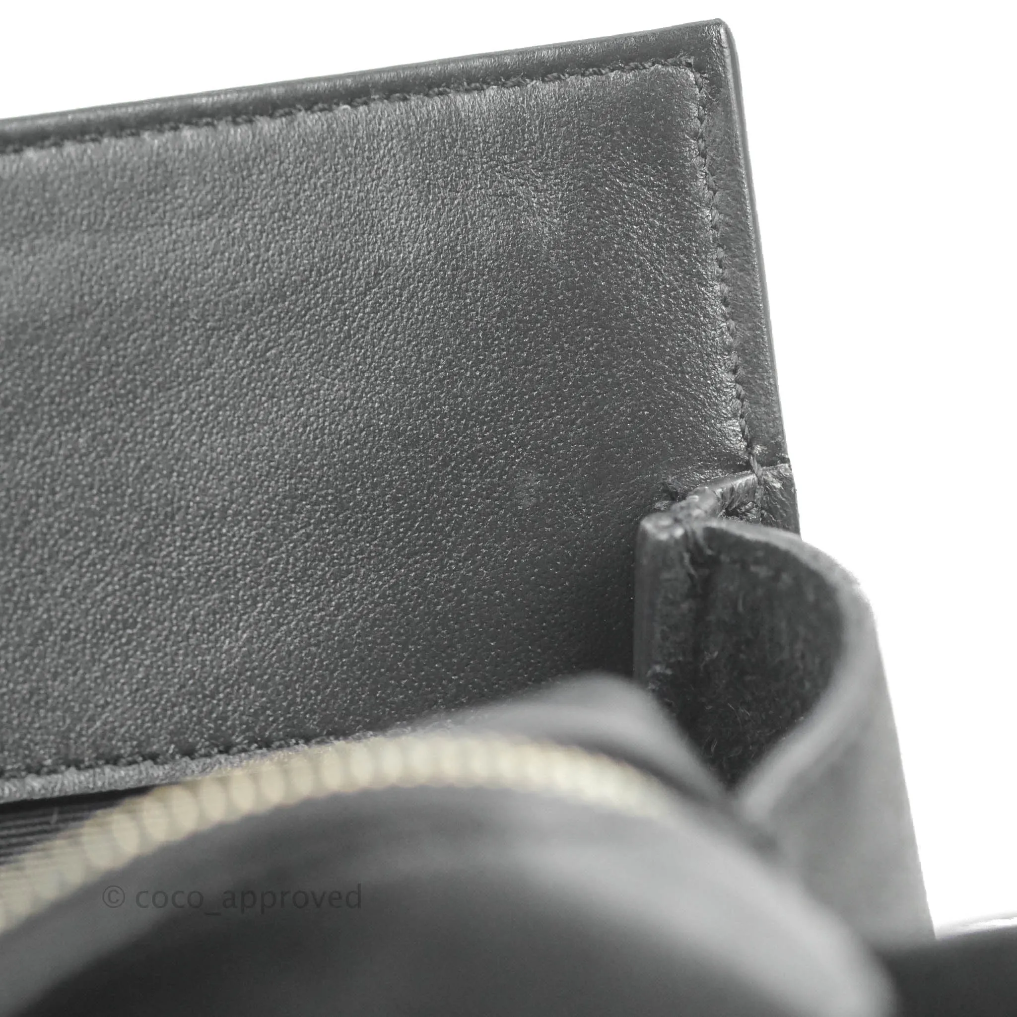 Saint Laurent Larger Jane Bag Black Silver Hardware