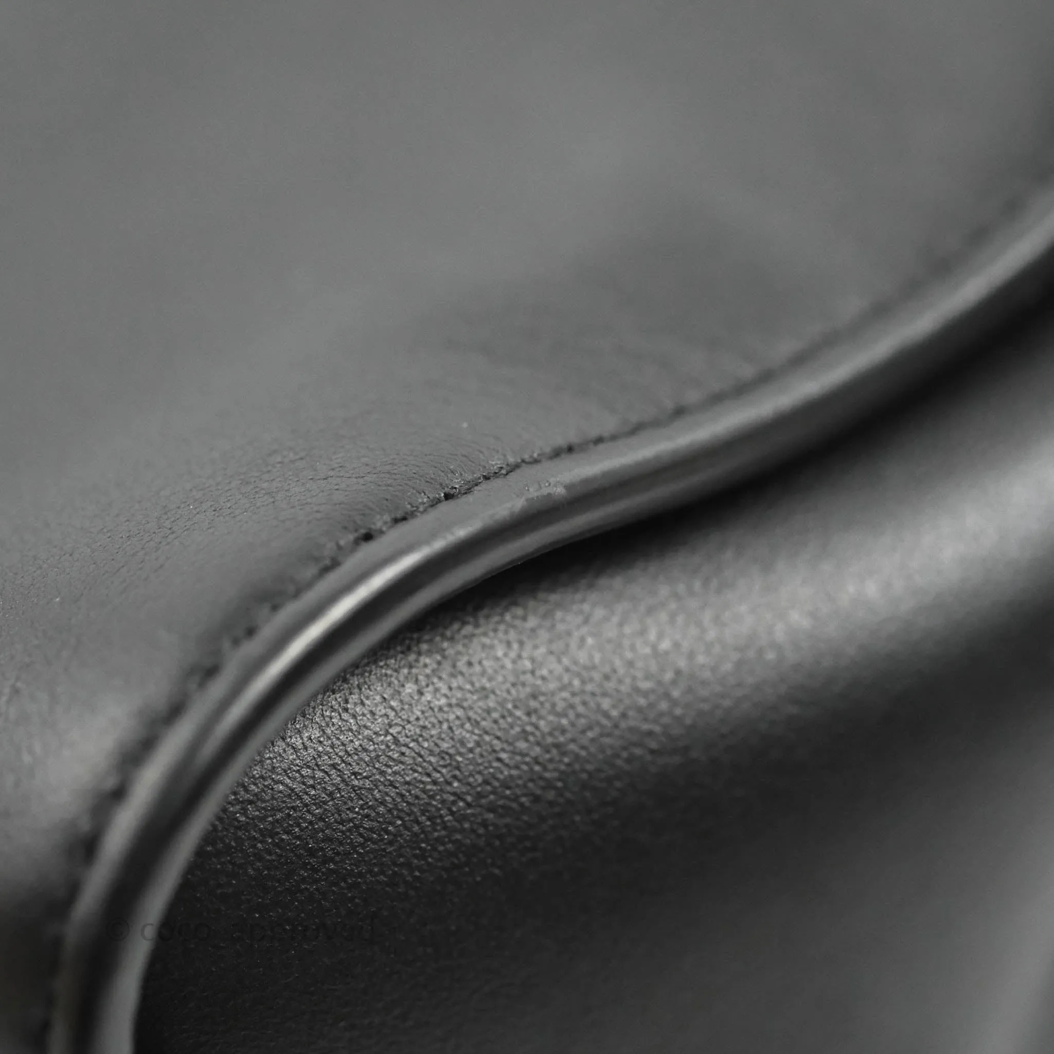 Saint Laurent Larger Jane Bag Black Silver Hardware