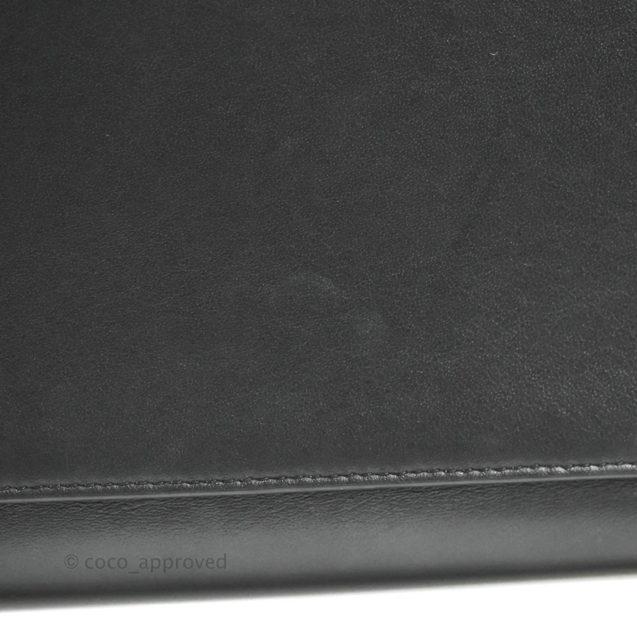 Saint Laurent Larger Jane Bag Black Silver Hardware