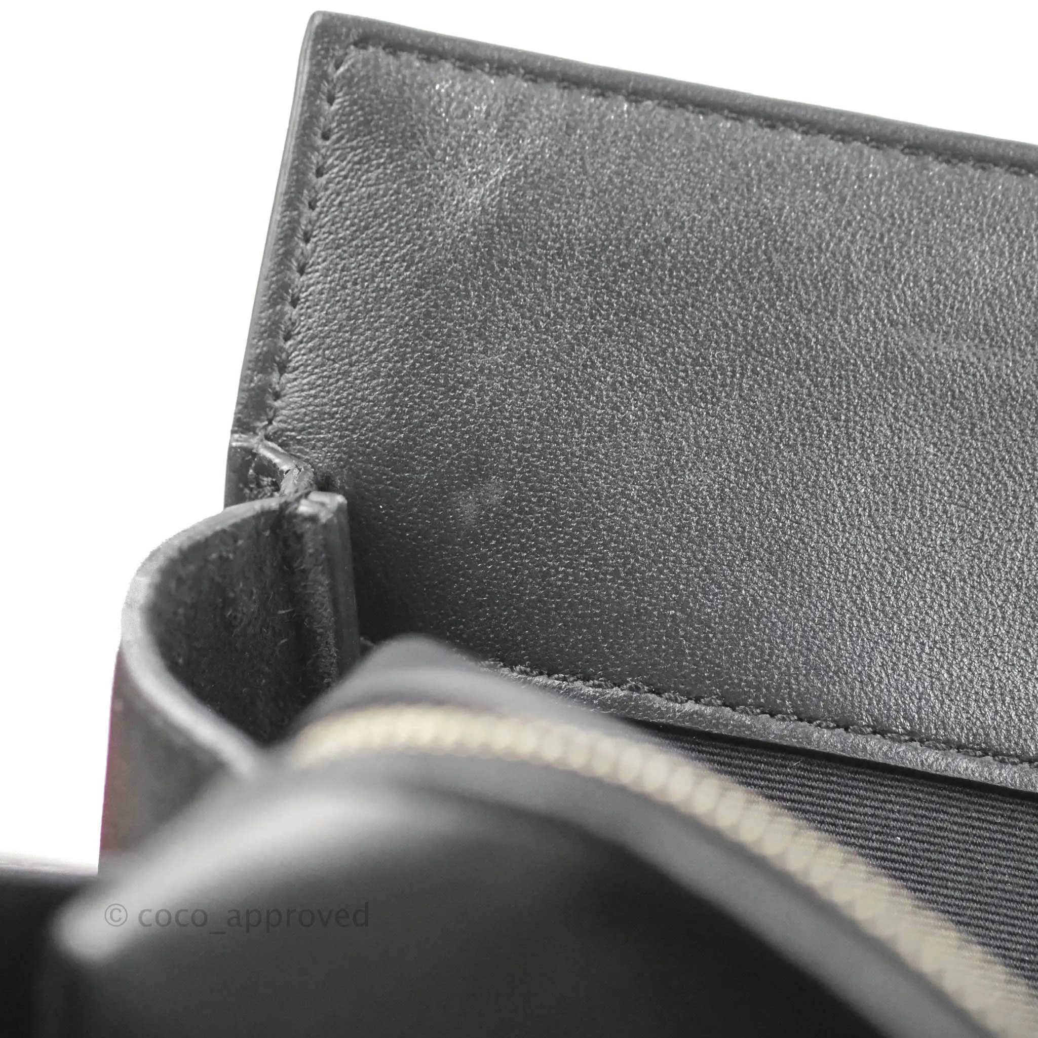 Saint Laurent Larger Jane Bag Black Silver Hardware