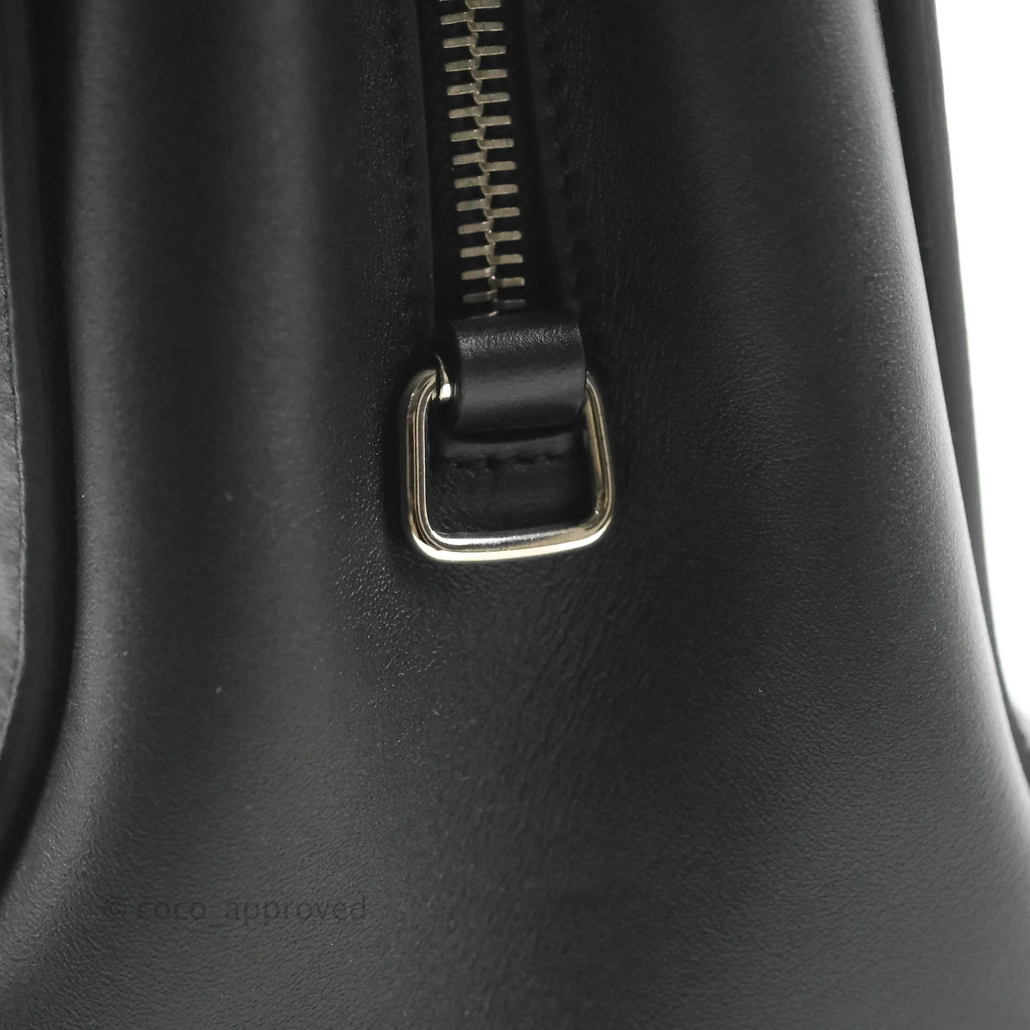 Saint Laurent Larger Jane Bag Black Silver Hardware