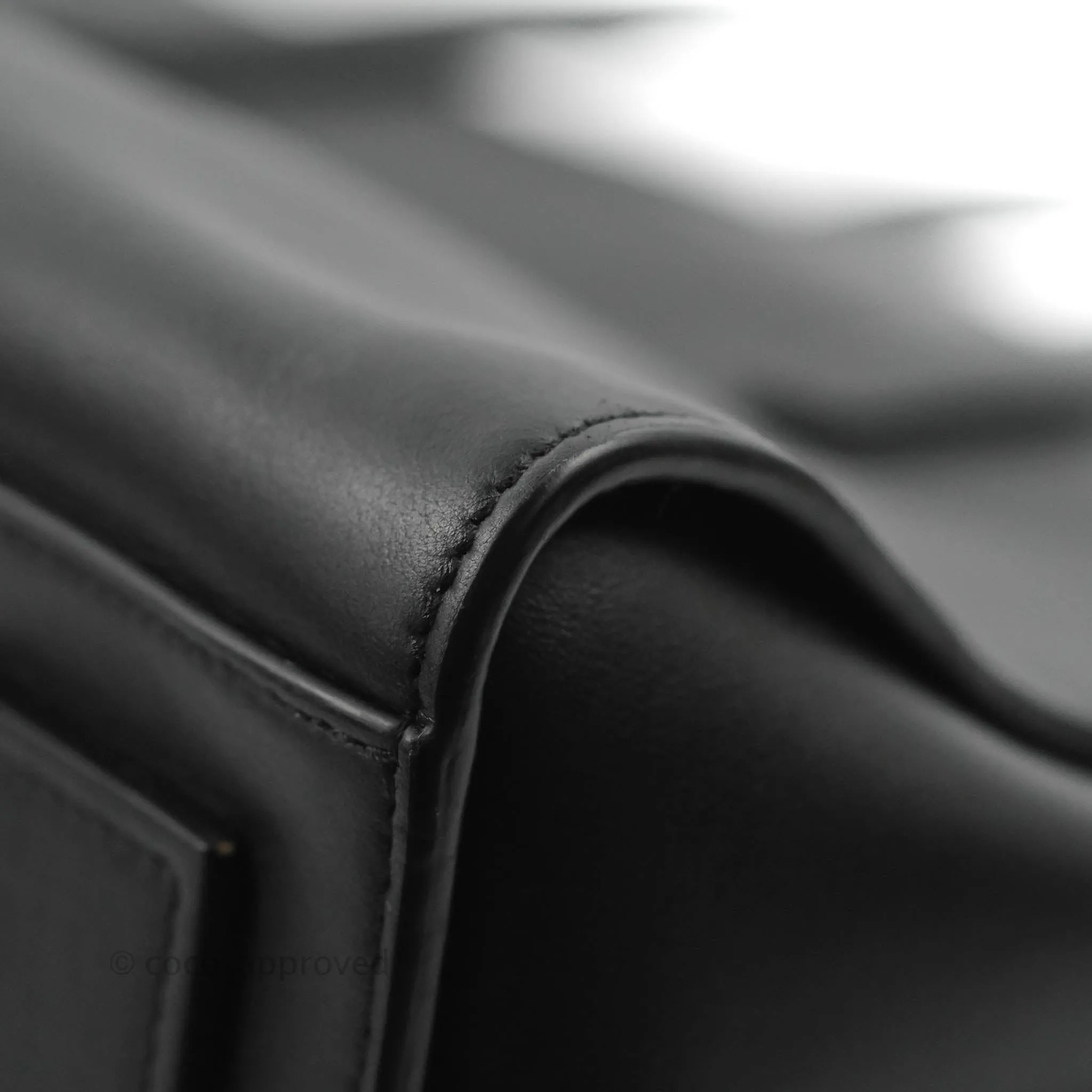 Saint Laurent Larger Jane Bag Black Silver Hardware