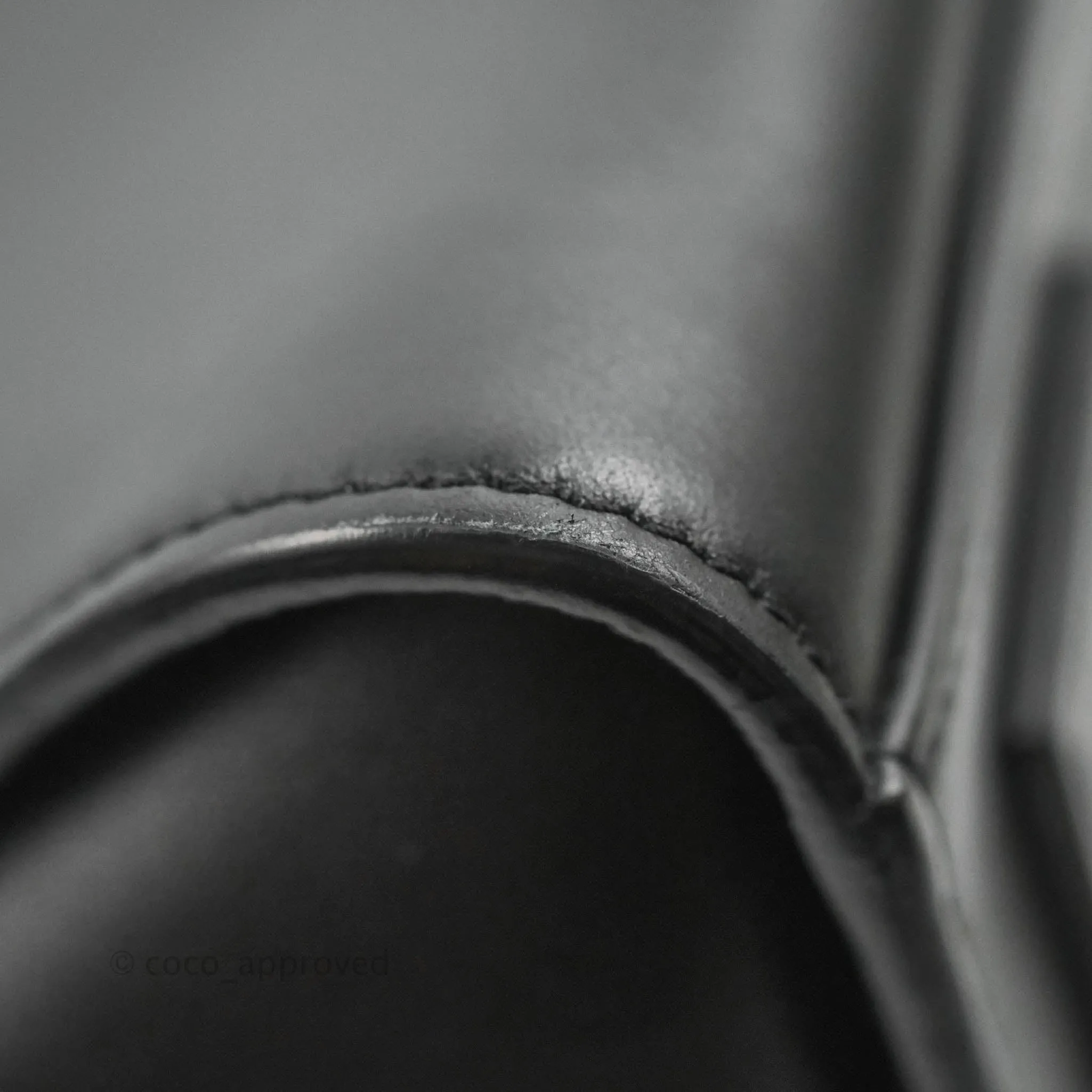 Saint Laurent Larger Jane Bag Black Silver Hardware