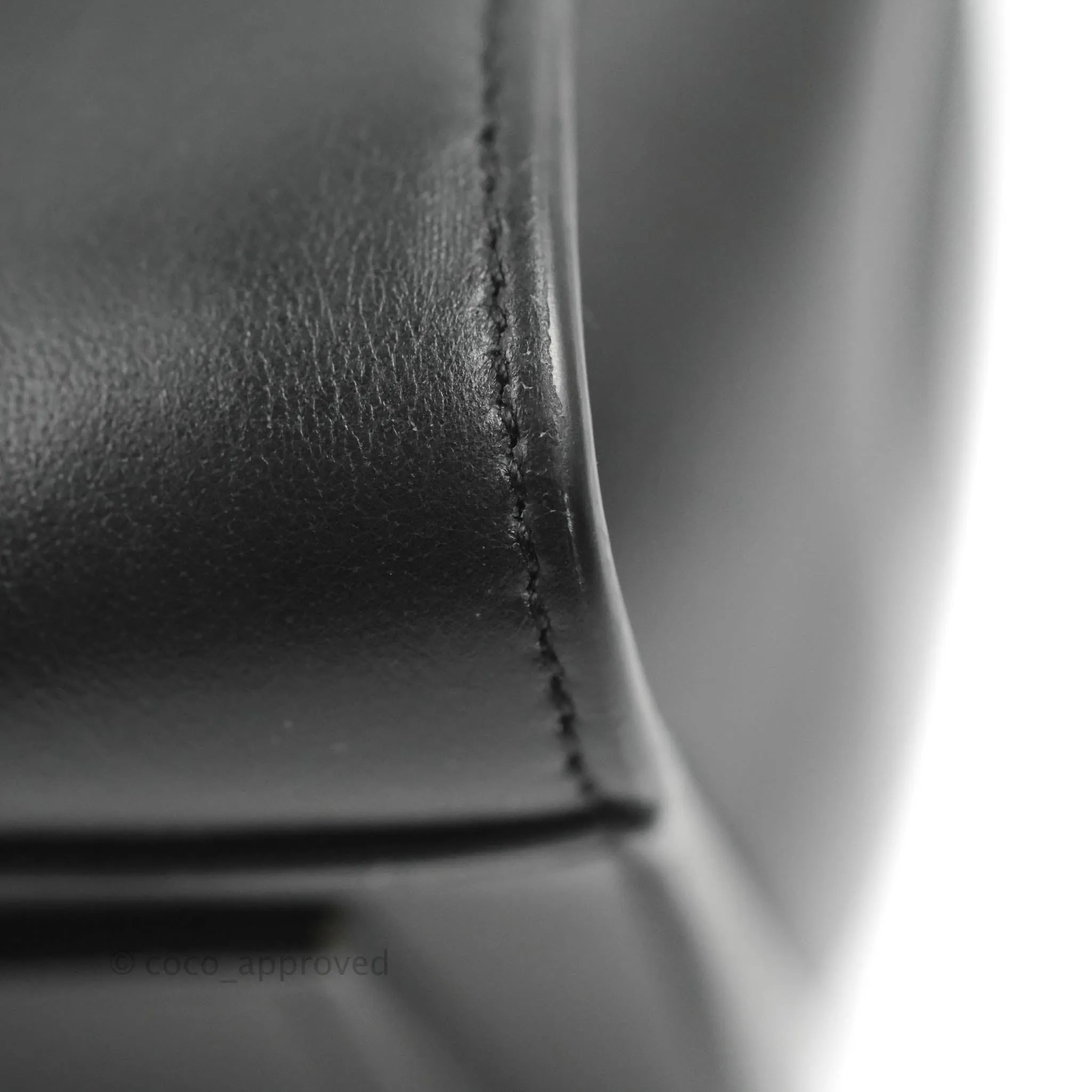 Saint Laurent Larger Jane Bag Black Silver Hardware