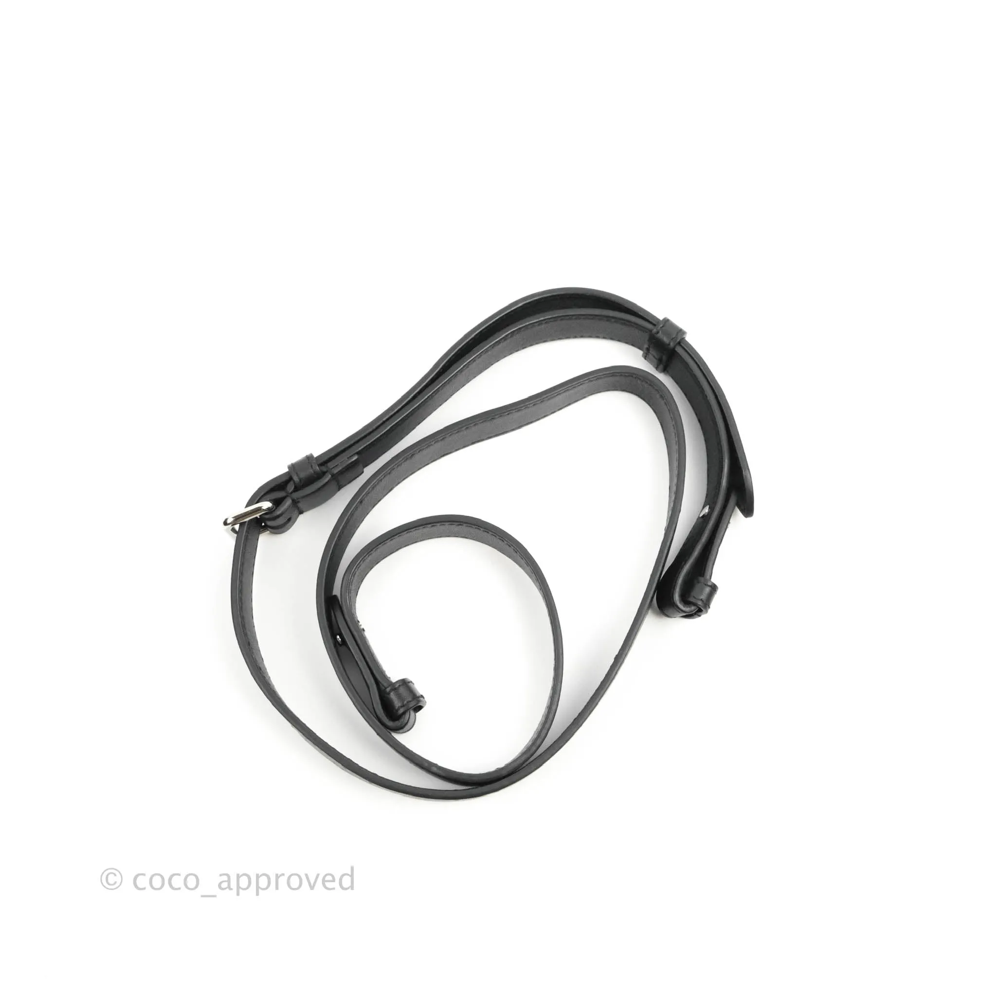 Saint Laurent Larger Jane Bag Black Silver Hardware