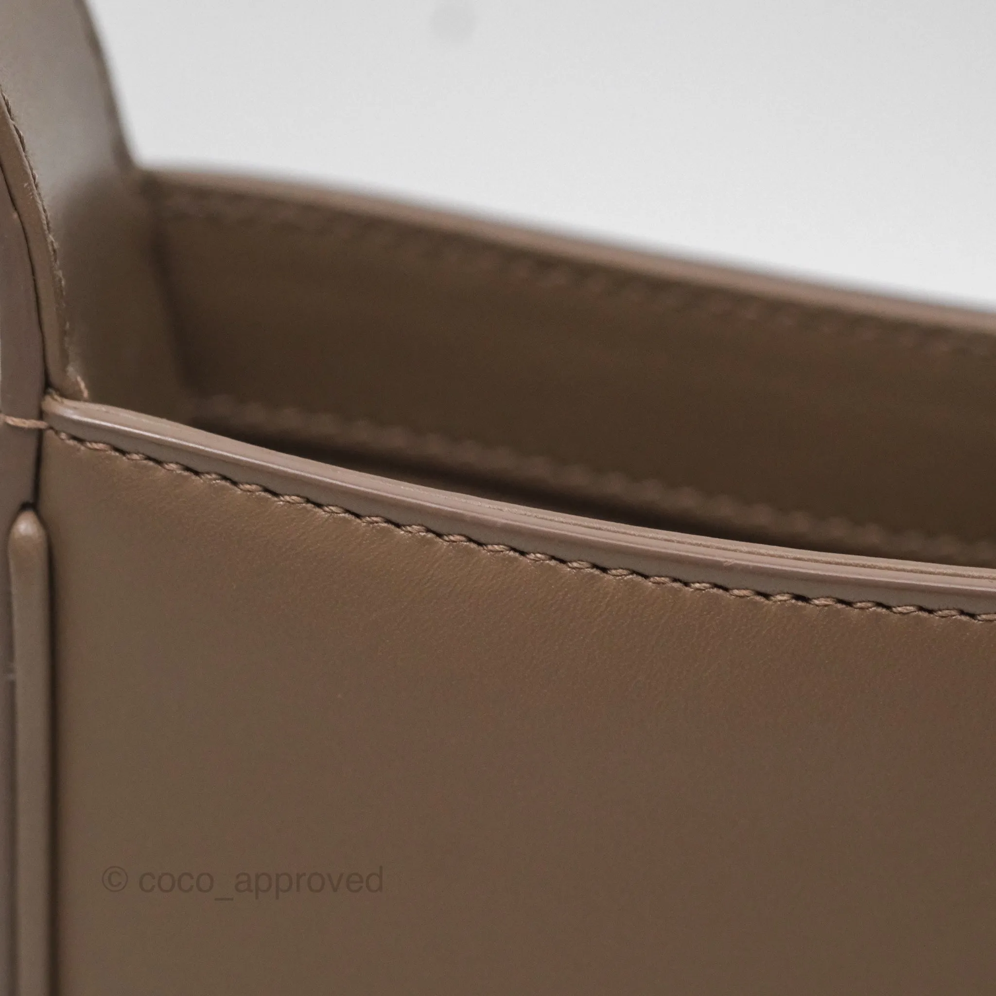 Saint Laurent Le 5  7 Taupe Calfskin Bronze Brass Hardware