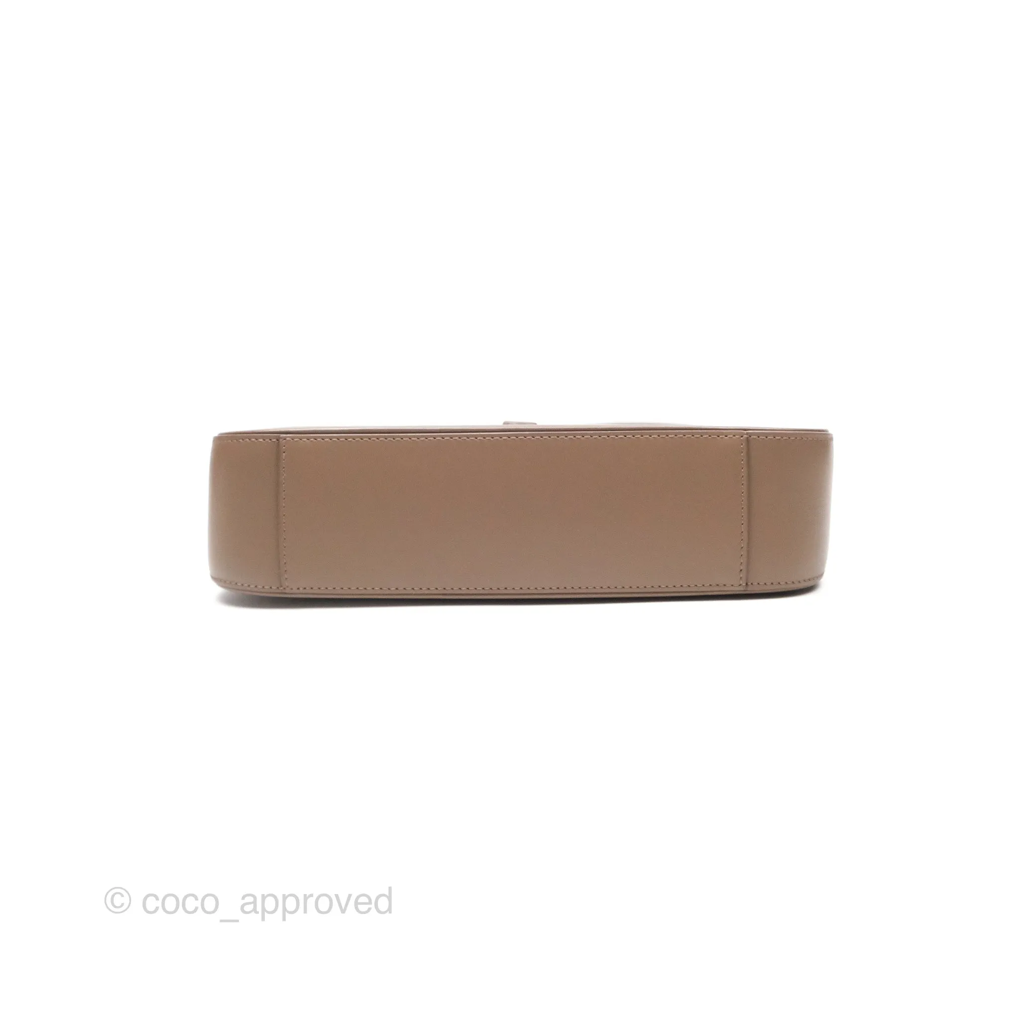 Saint Laurent Le 5  7 Taupe Calfskin Bronze Brass Hardware