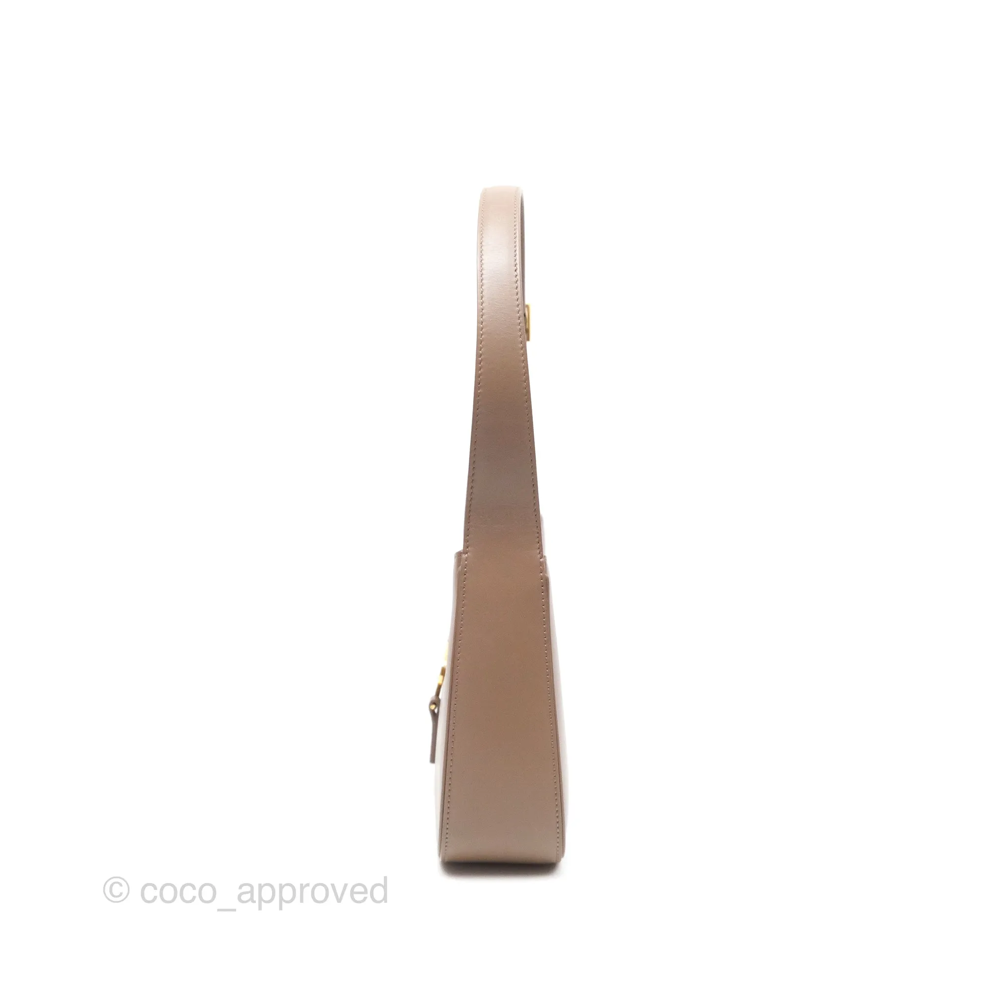 Saint Laurent Le 5  7 Taupe Calfskin Bronze Brass Hardware