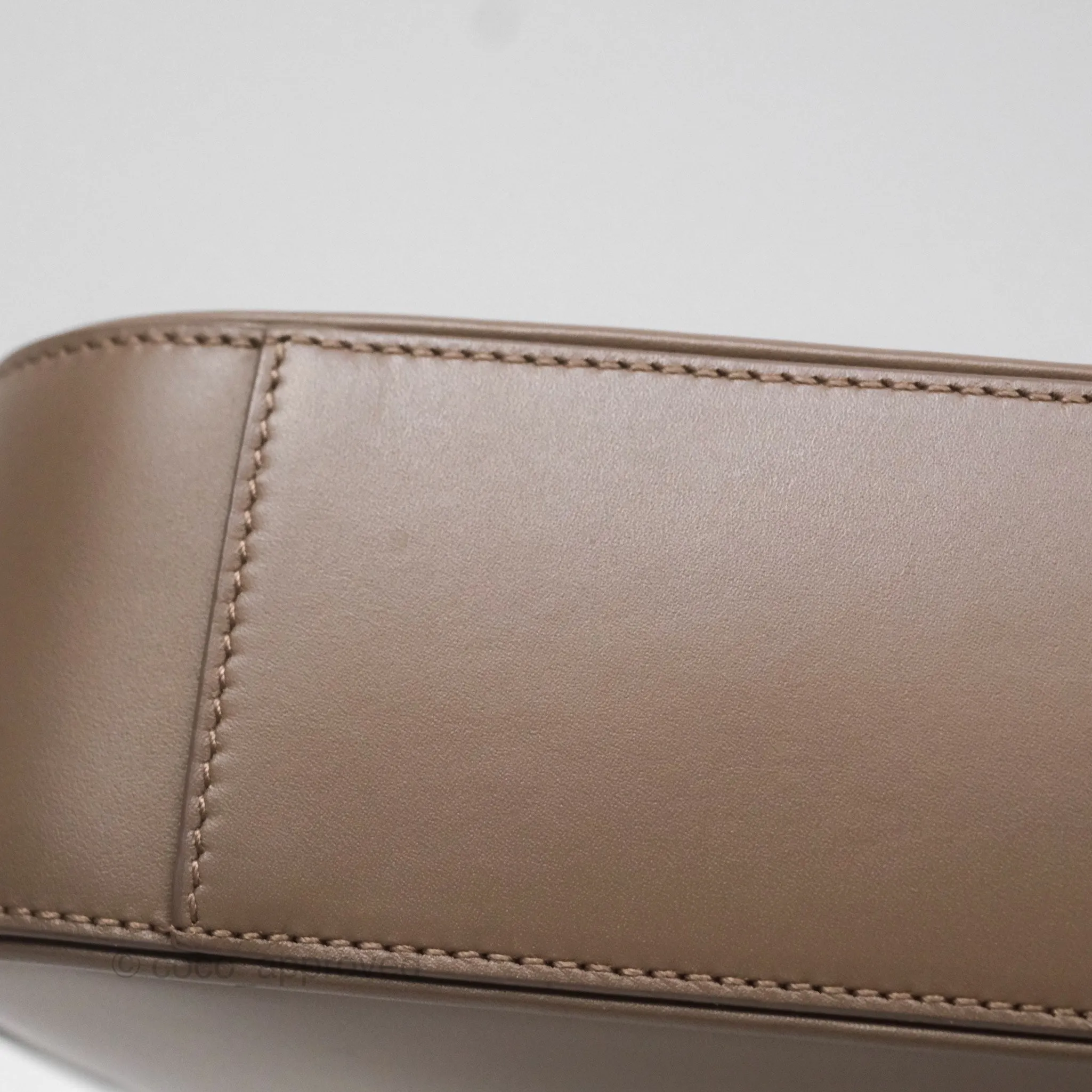 Saint Laurent Le 5  7 Taupe Calfskin Bronze Brass Hardware