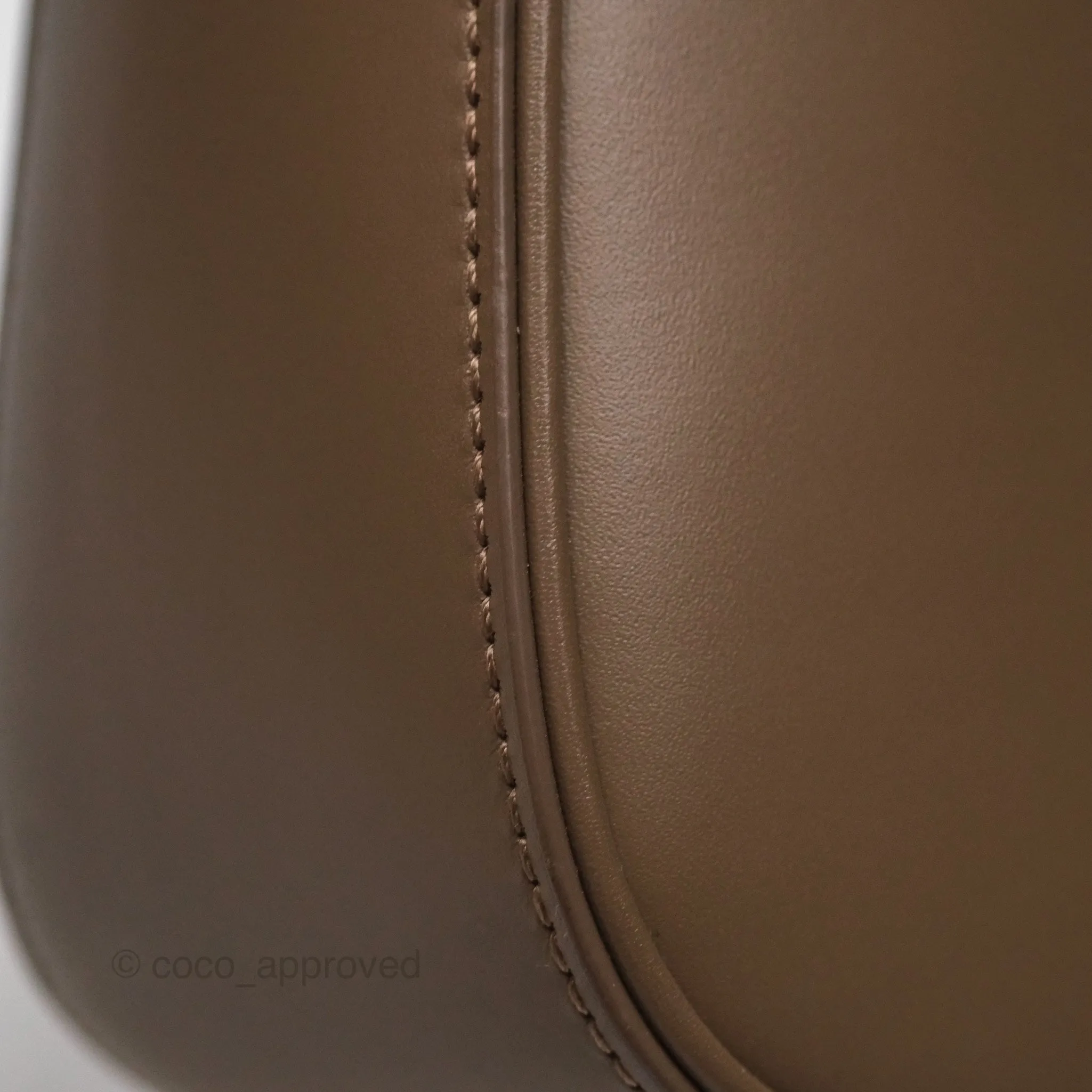 Saint Laurent Le 5  7 Taupe Calfskin Bronze Brass Hardware