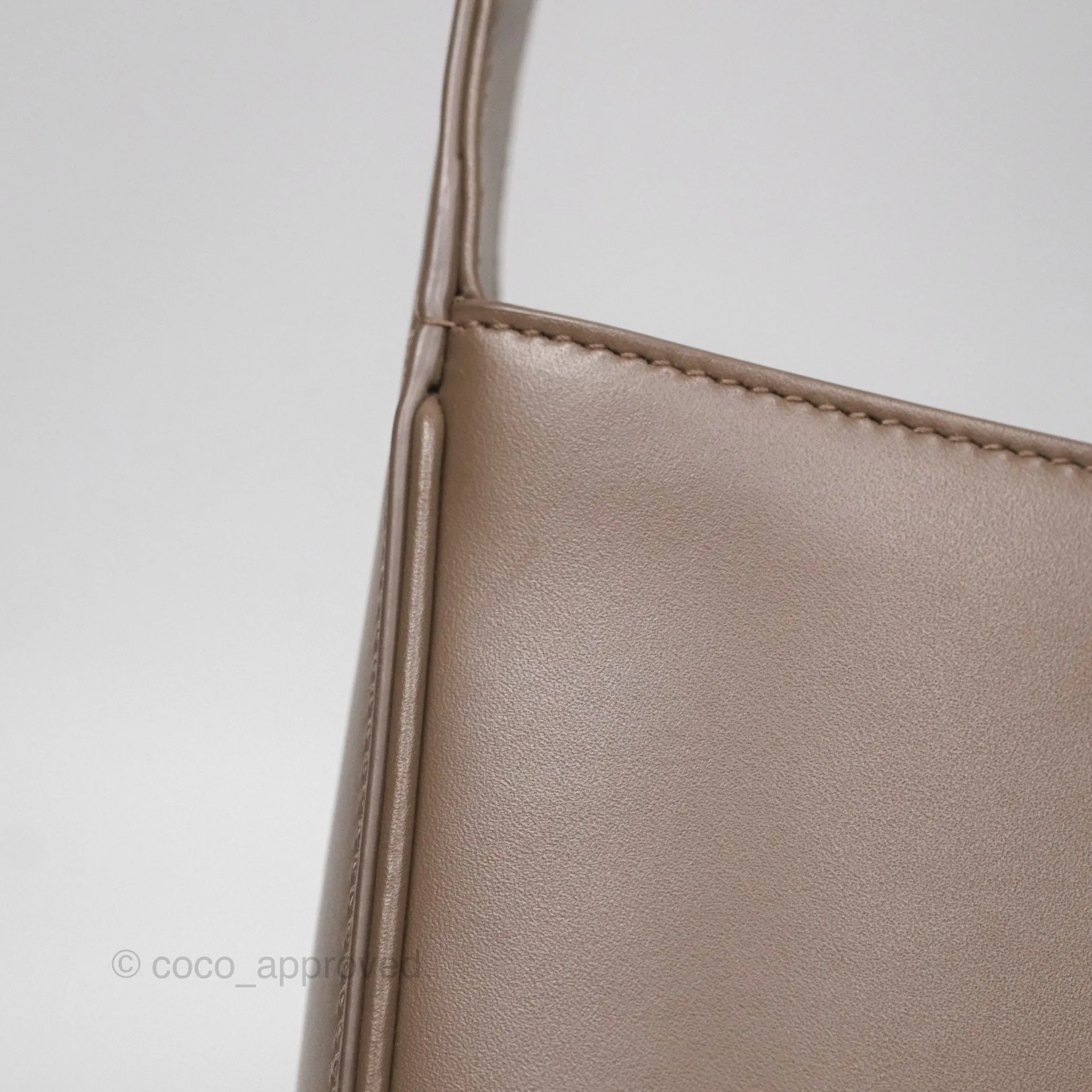 Saint Laurent Le 5  7 Taupe Calfskin Bronze Brass Hardware