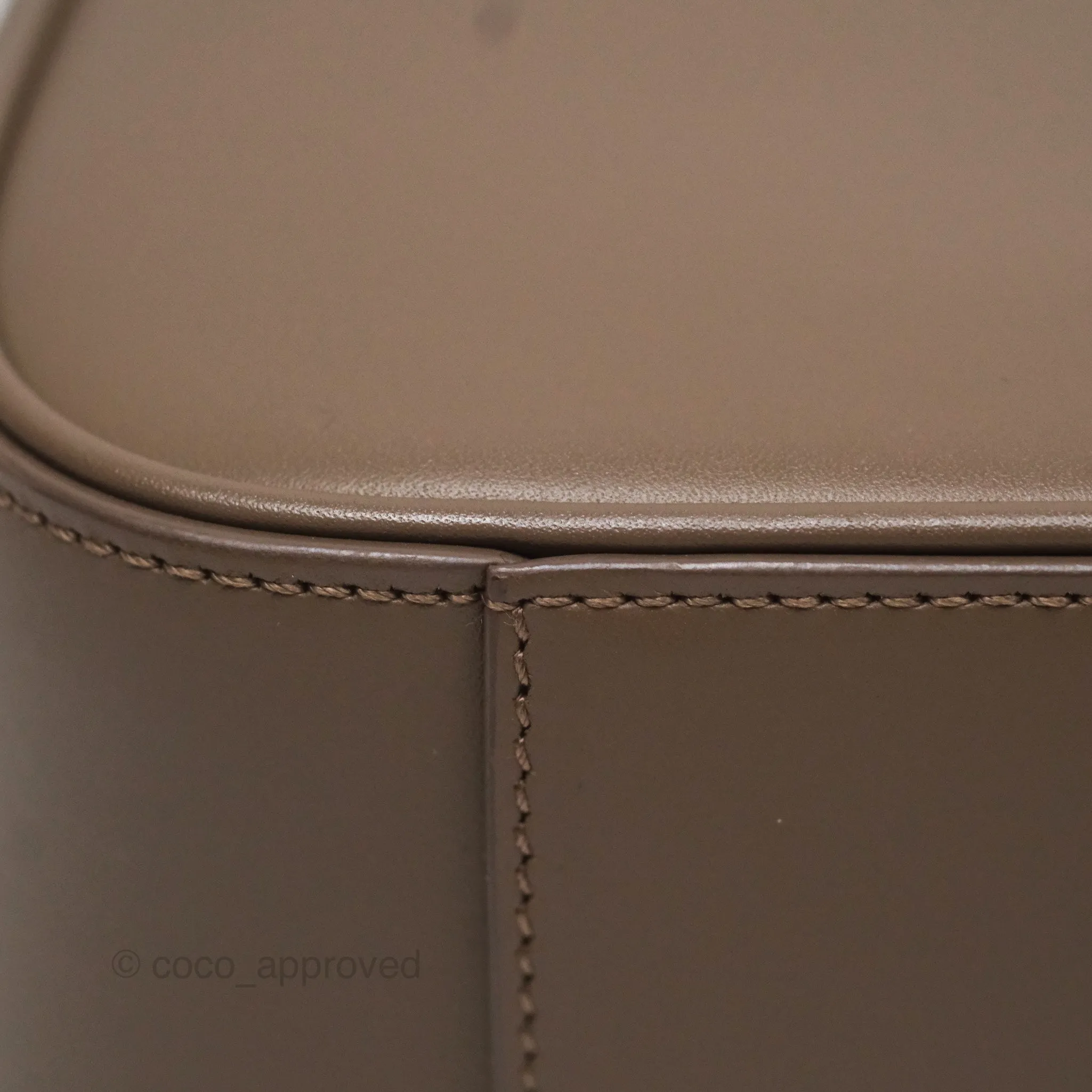 Saint Laurent Le 5  7 Taupe Calfskin Bronze Brass Hardware