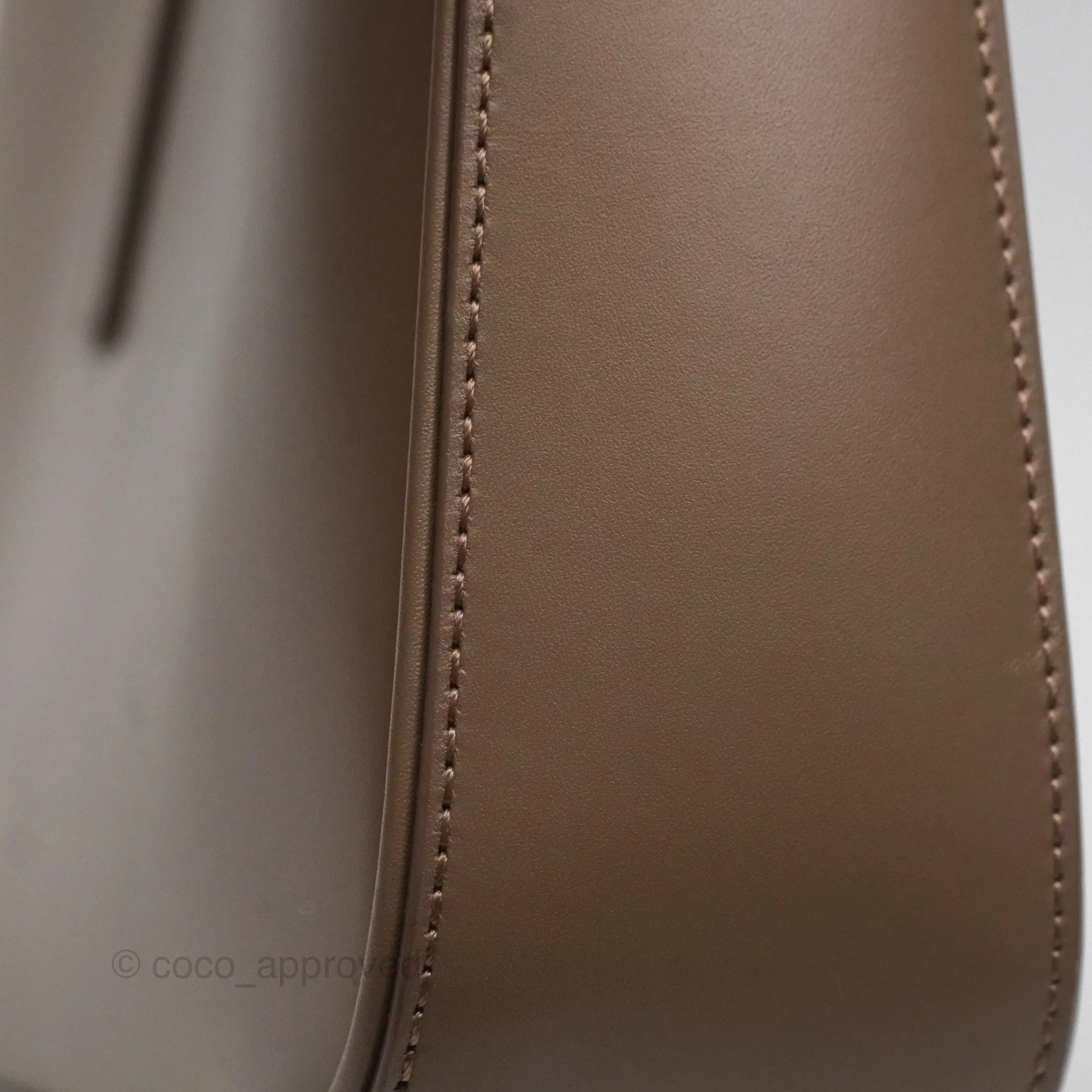 Saint Laurent Le 5  7 Taupe Calfskin Bronze Brass Hardware