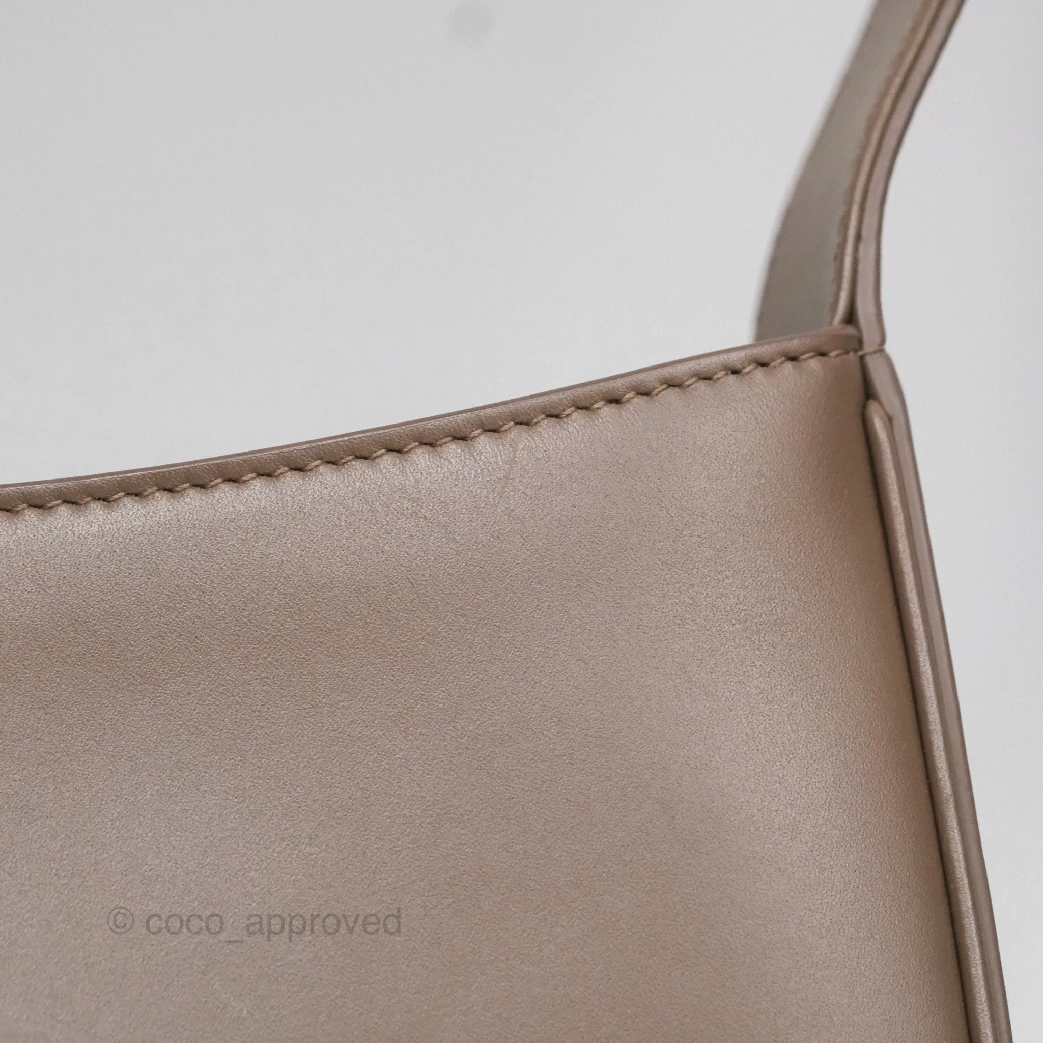 Saint Laurent Le 5  7 Taupe Calfskin Bronze Brass Hardware