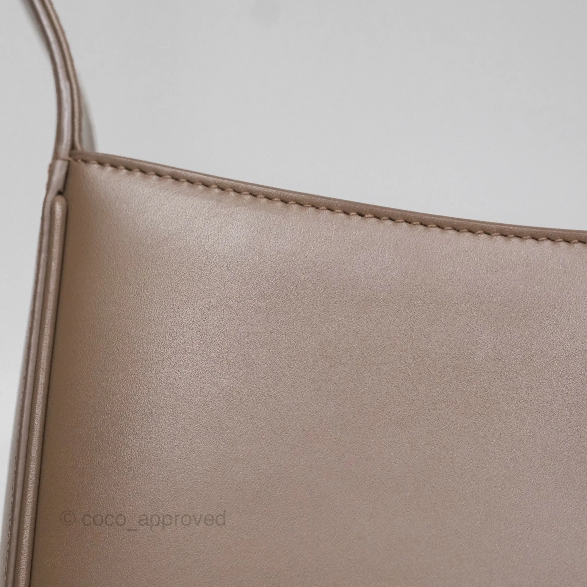 Saint Laurent Le 5  7 Taupe Calfskin Bronze Brass Hardware