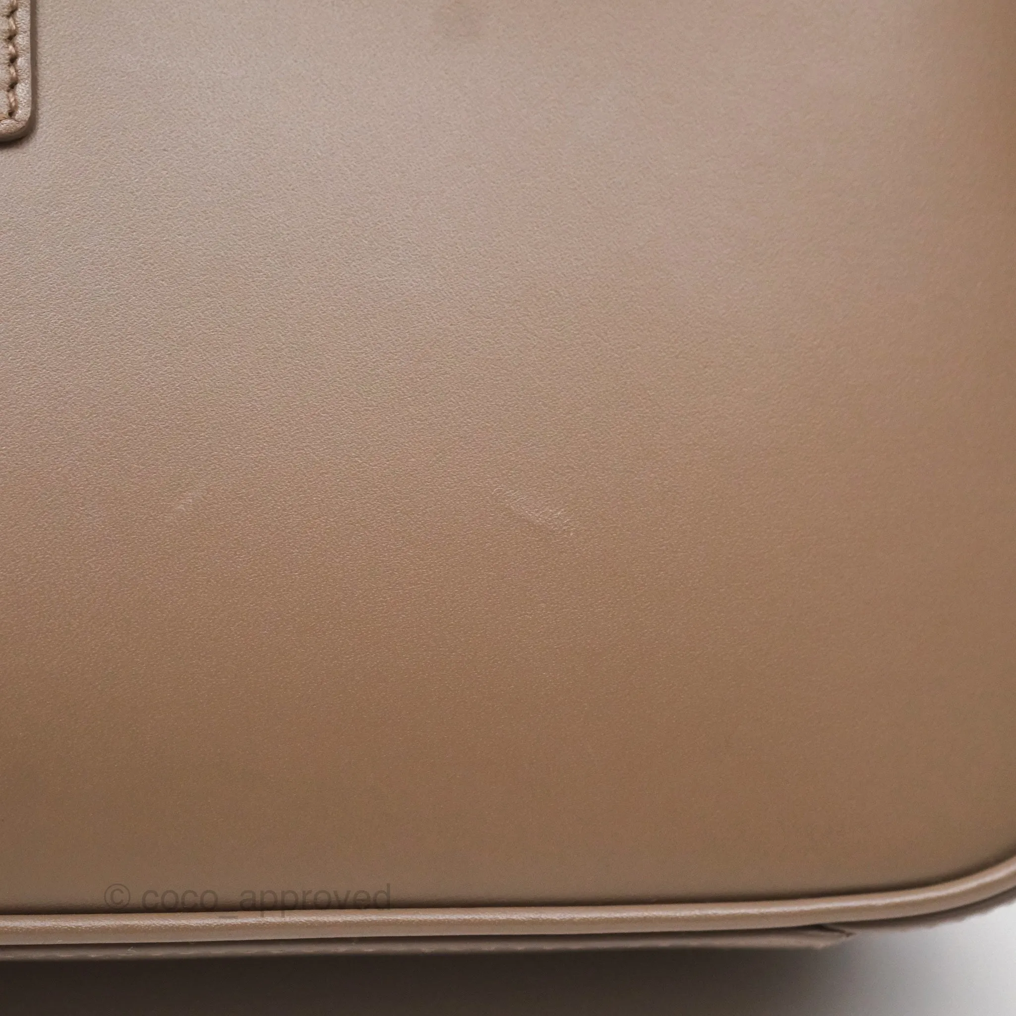 Saint Laurent Le 5  7 Taupe Calfskin Bronze Brass Hardware