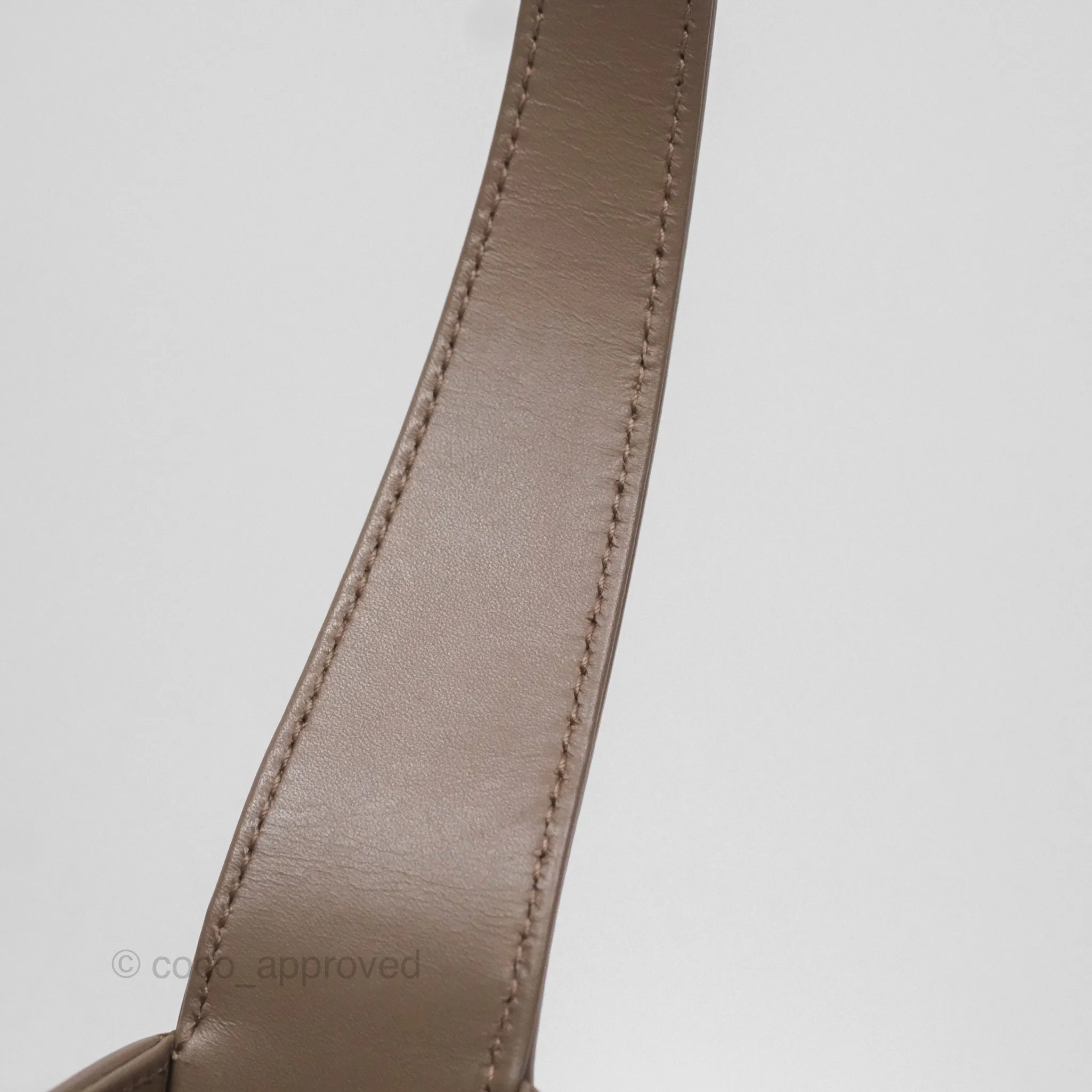 Saint Laurent Le 5  7 Taupe Calfskin Bronze Brass Hardware