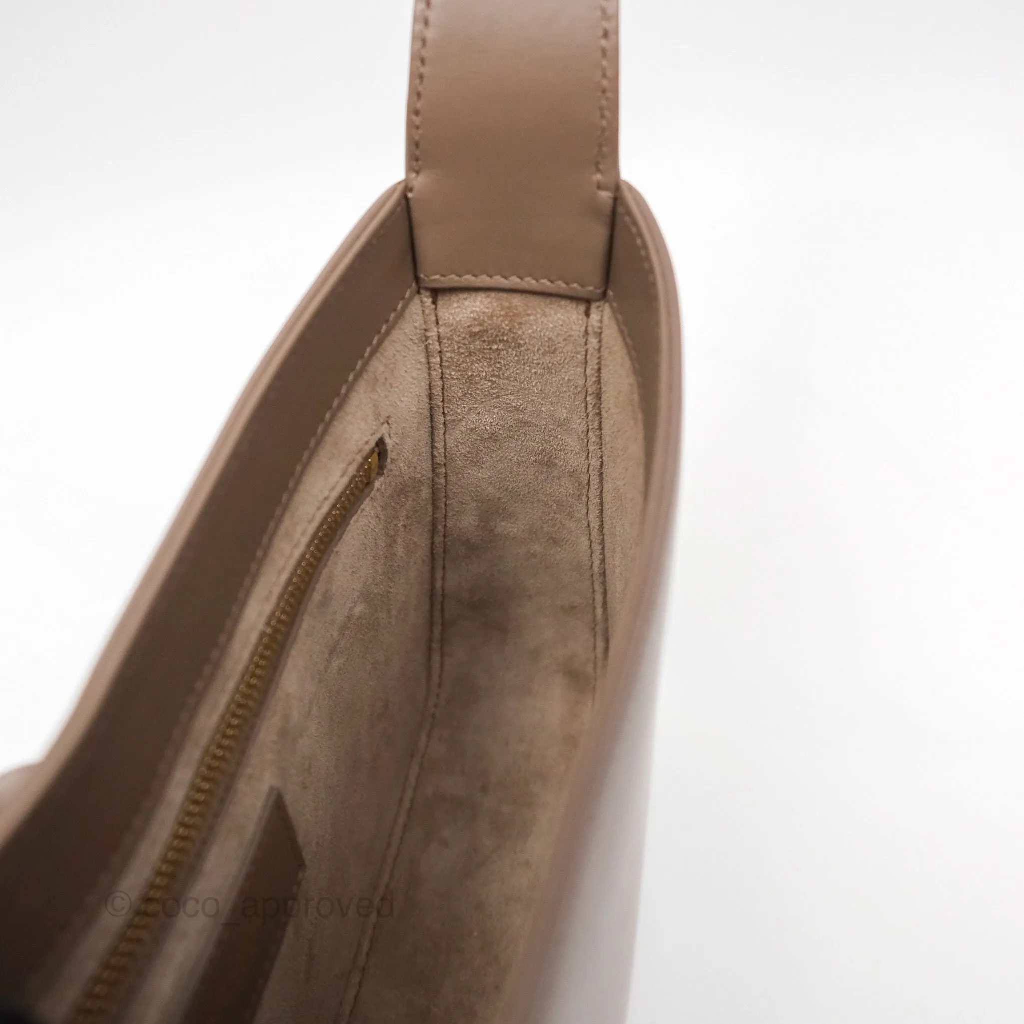 Saint Laurent Le 5  7 Taupe Calfskin Bronze Brass Hardware