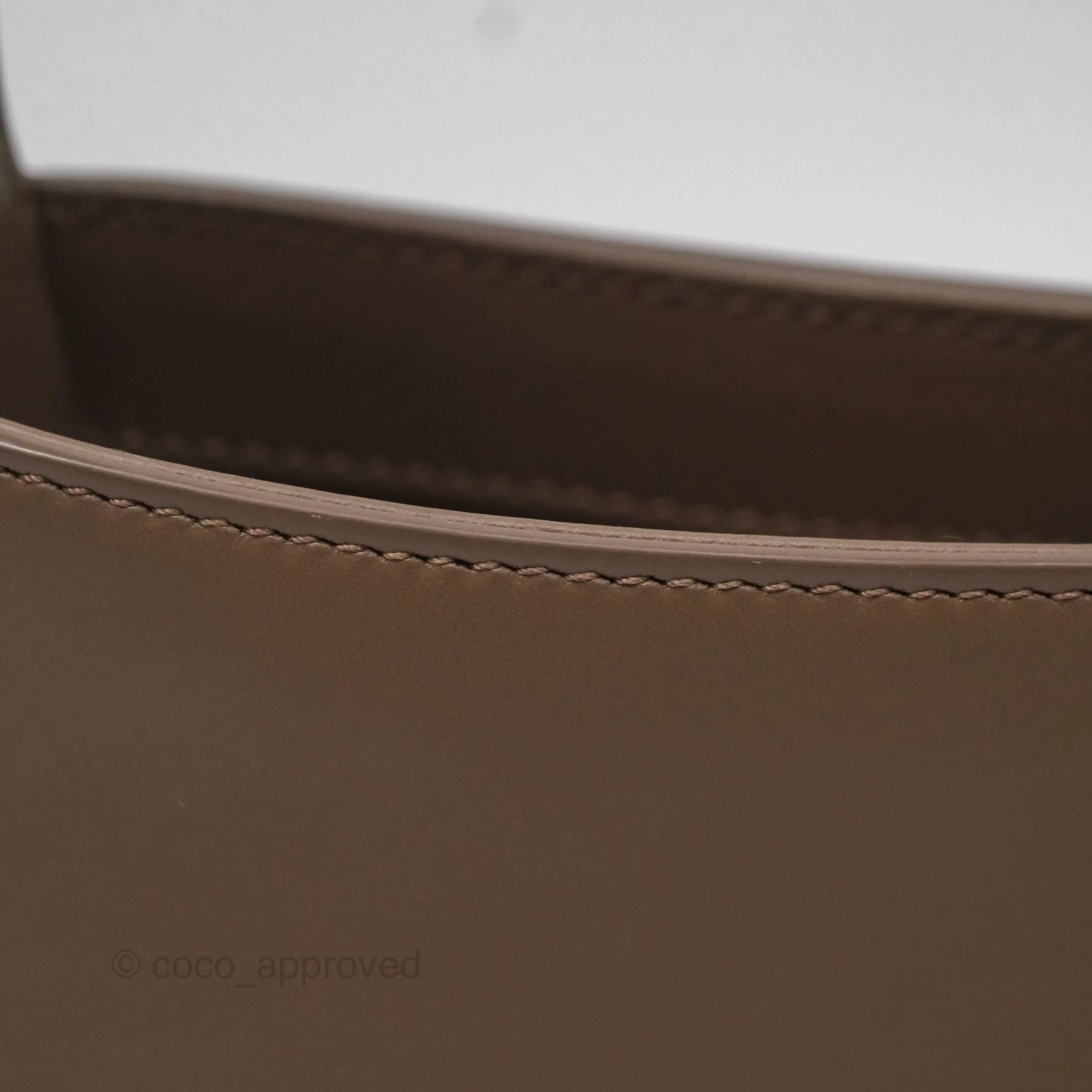 Saint Laurent Le 5  7 Taupe Calfskin Bronze Brass Hardware