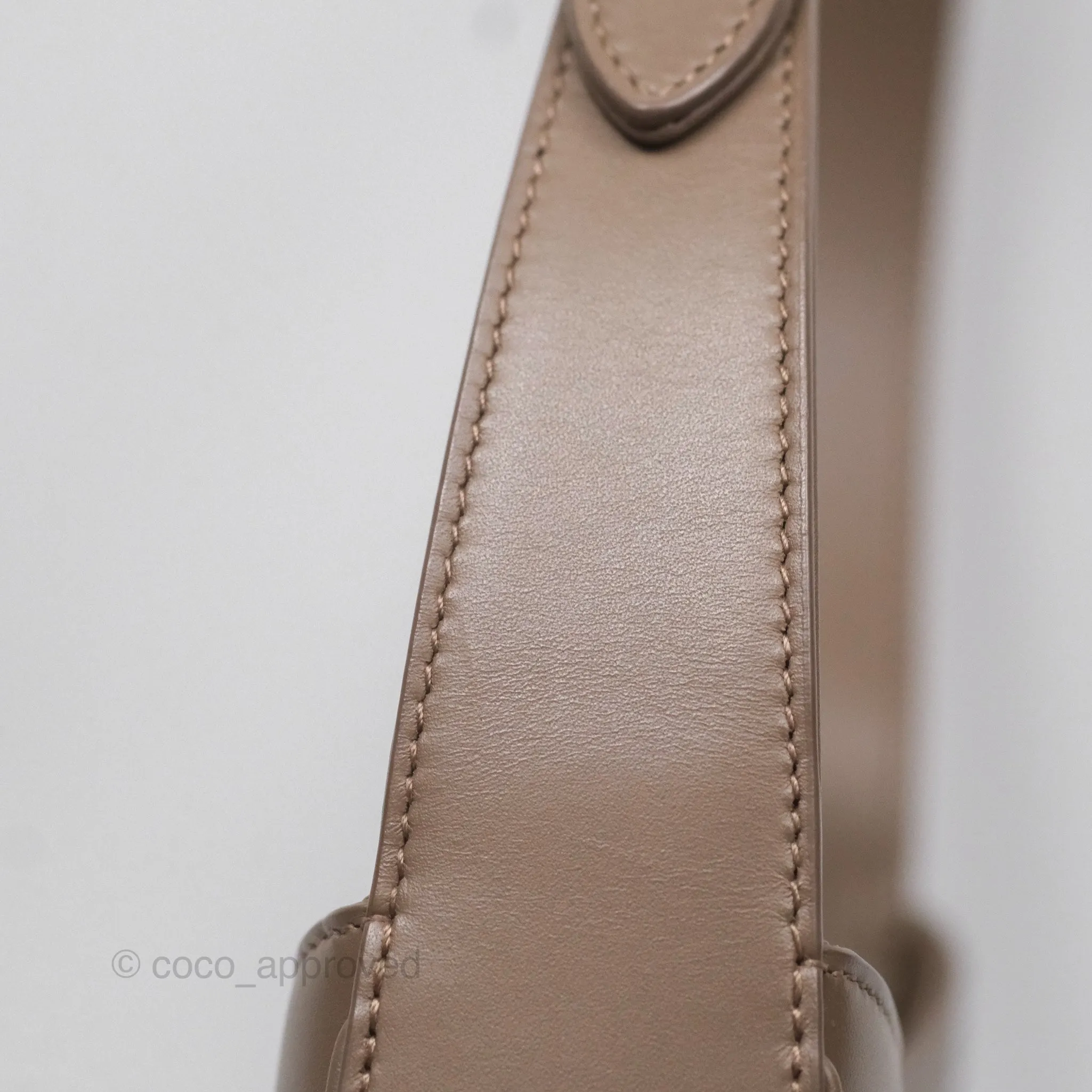 Saint Laurent Le 5  7 Taupe Calfskin Bronze Brass Hardware
