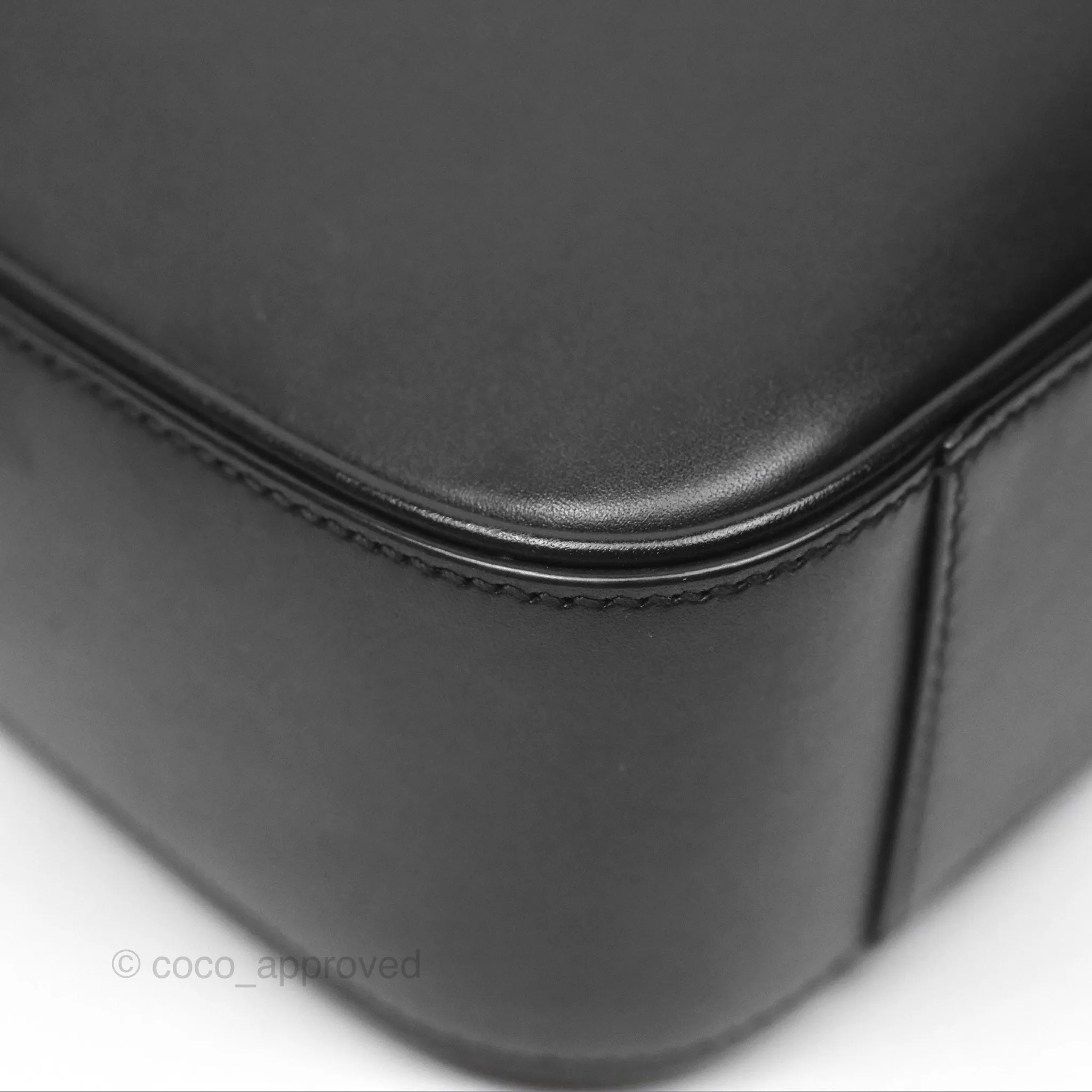 Saint Laurent 'Le 5 a 7' Hobo Bag Black Smooth Calfskin