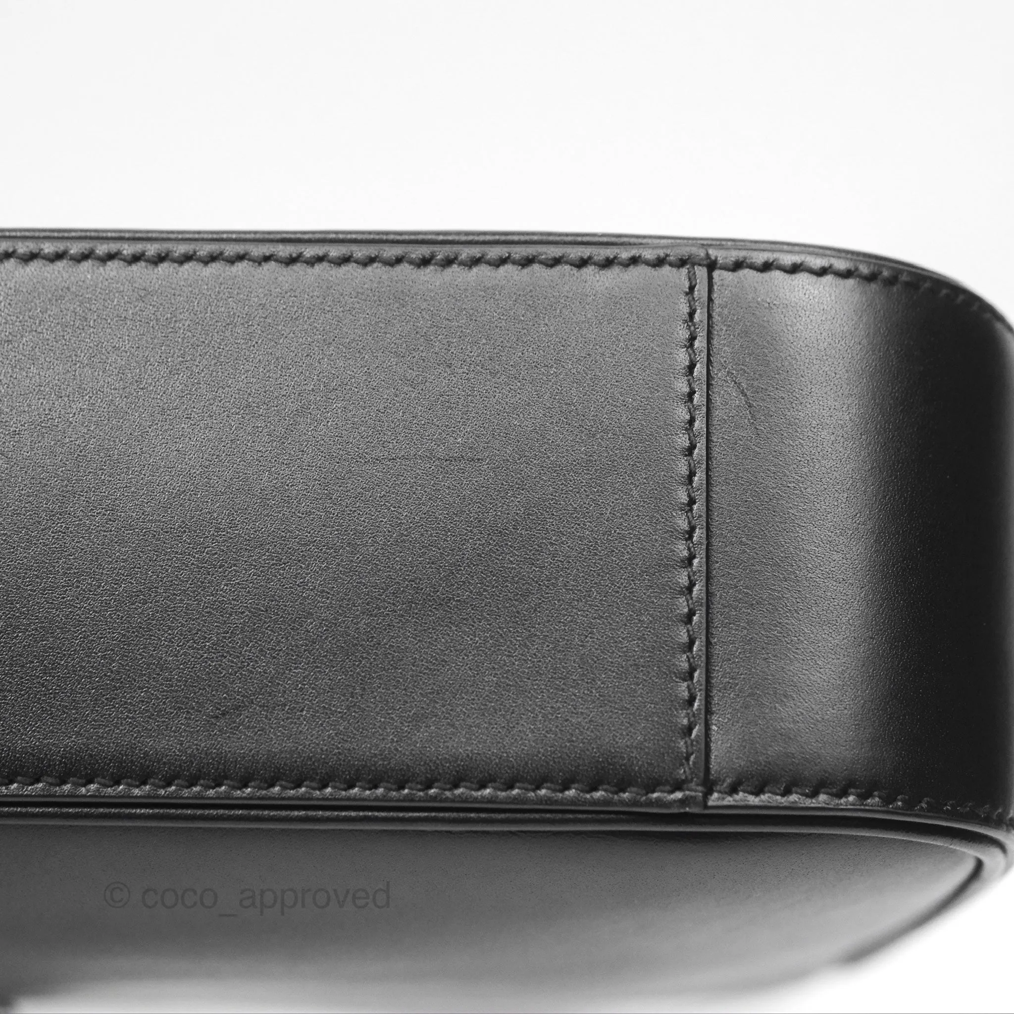 Saint Laurent 'Le 5 a 7' Hobo Bag Black Smooth Calfskin