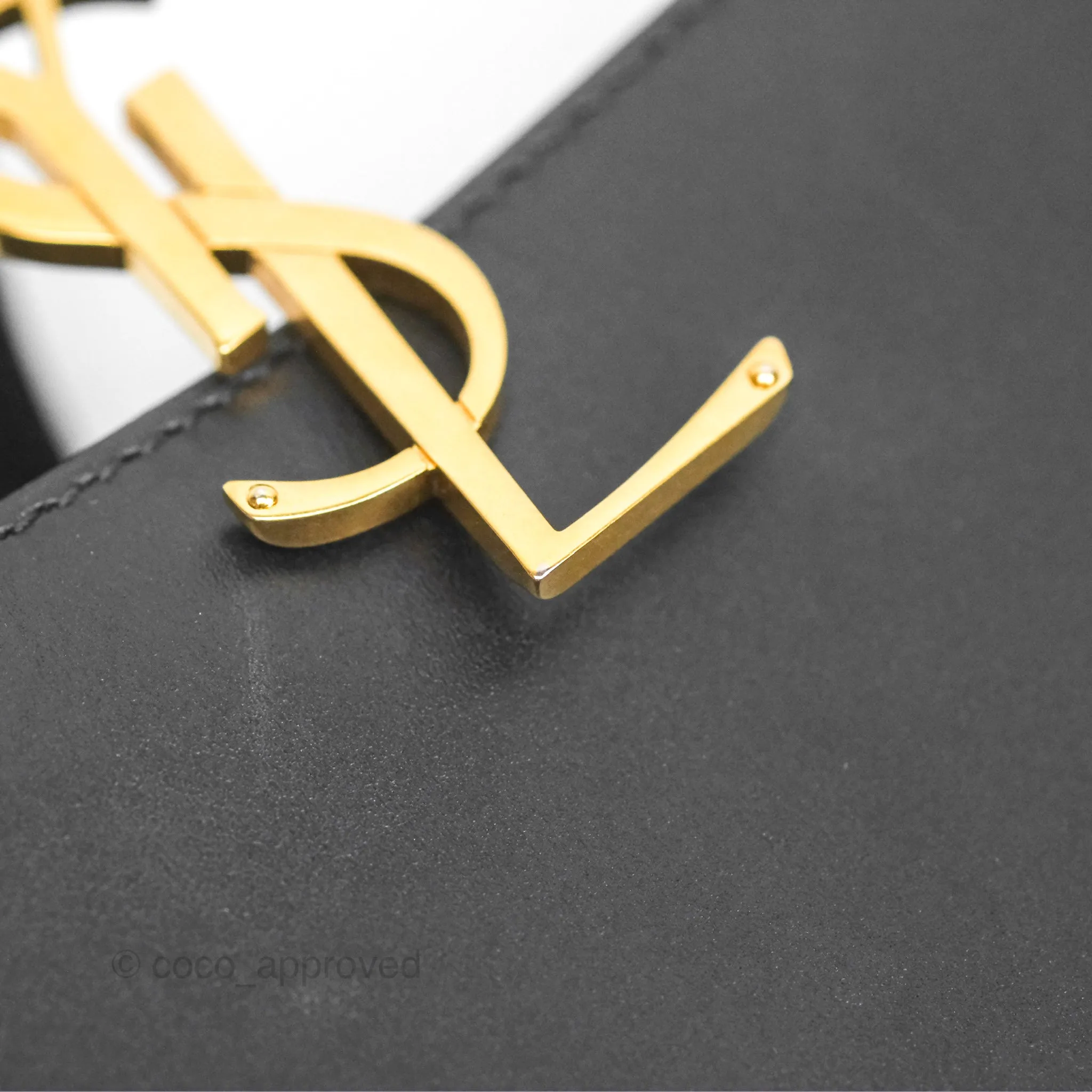 Saint Laurent 'Le 5 a 7' Hobo Bag Black Smooth Calfskin