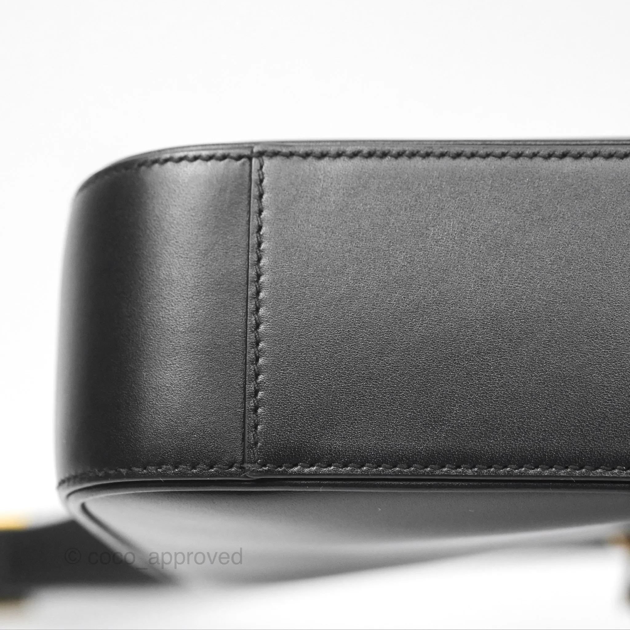 Saint Laurent 'Le 5 a 7' Hobo Bag Black Smooth Calfskin